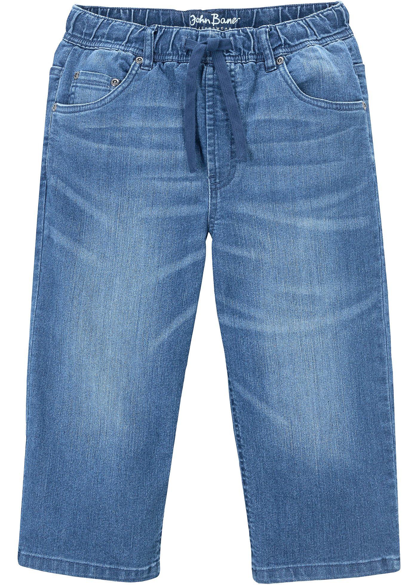 Lässige Bermuda mit Kordelzug (92888495) in blue stone