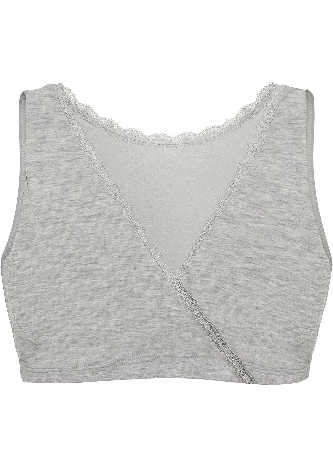 Sehr bequemes Still-Bustier ohne Bügel (92352695) in graumelange