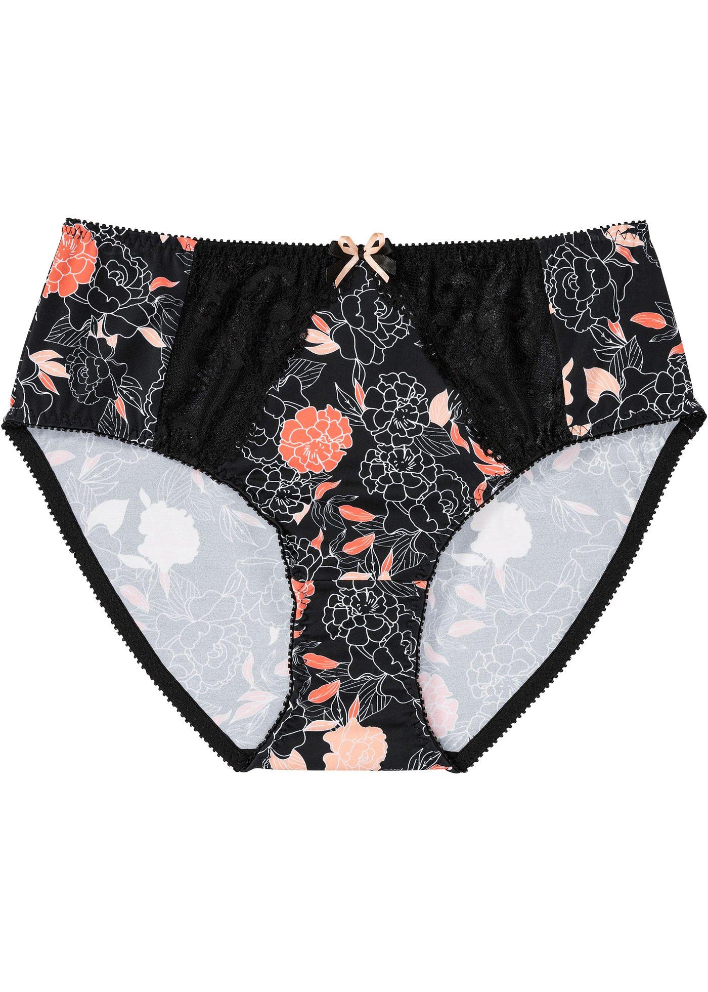 Attraktiver Slip in modernem Design (91438895) in schwarz/weiß bedruckt