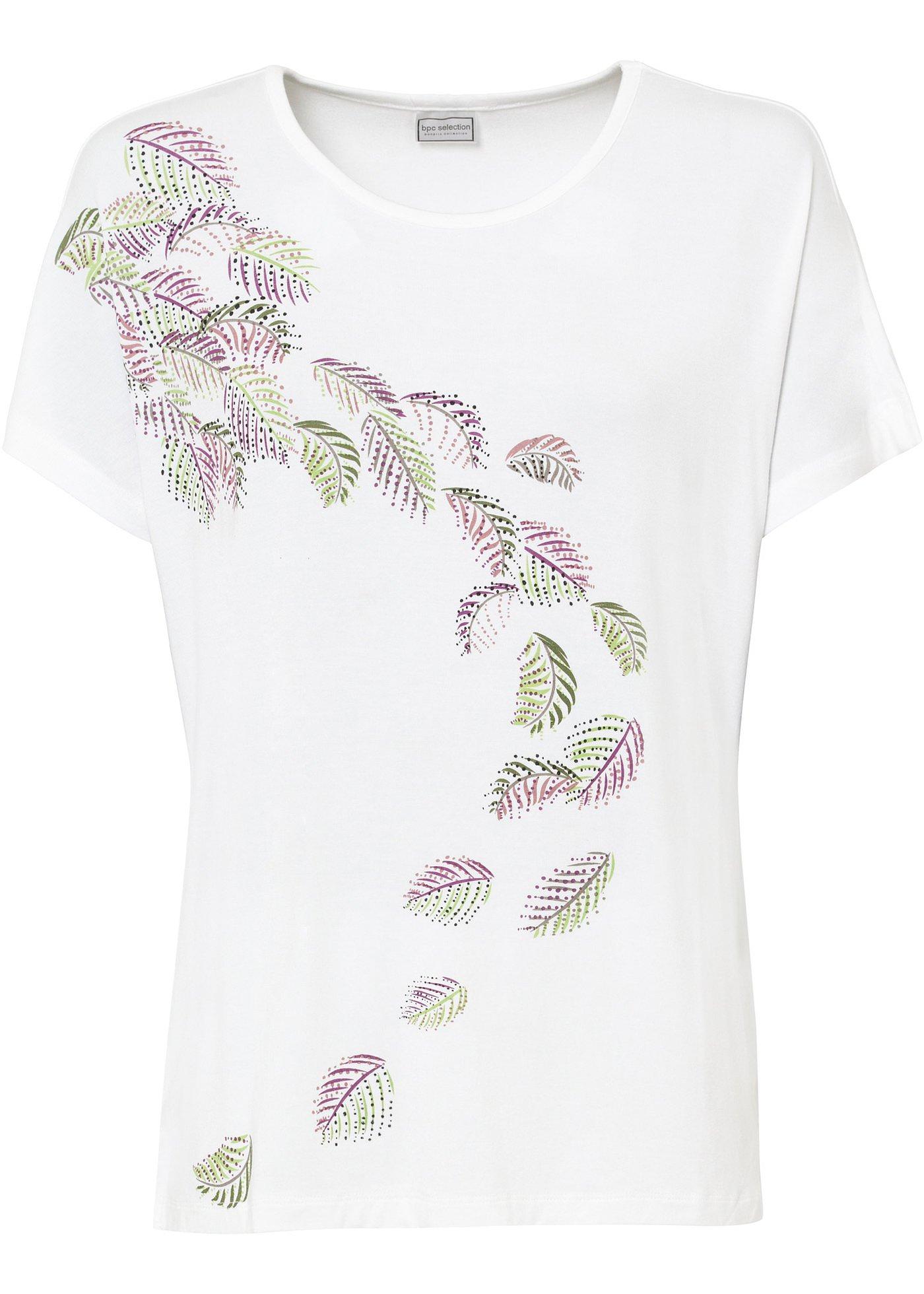 Shirt mit Print (93851795) in weiß bedruckt
