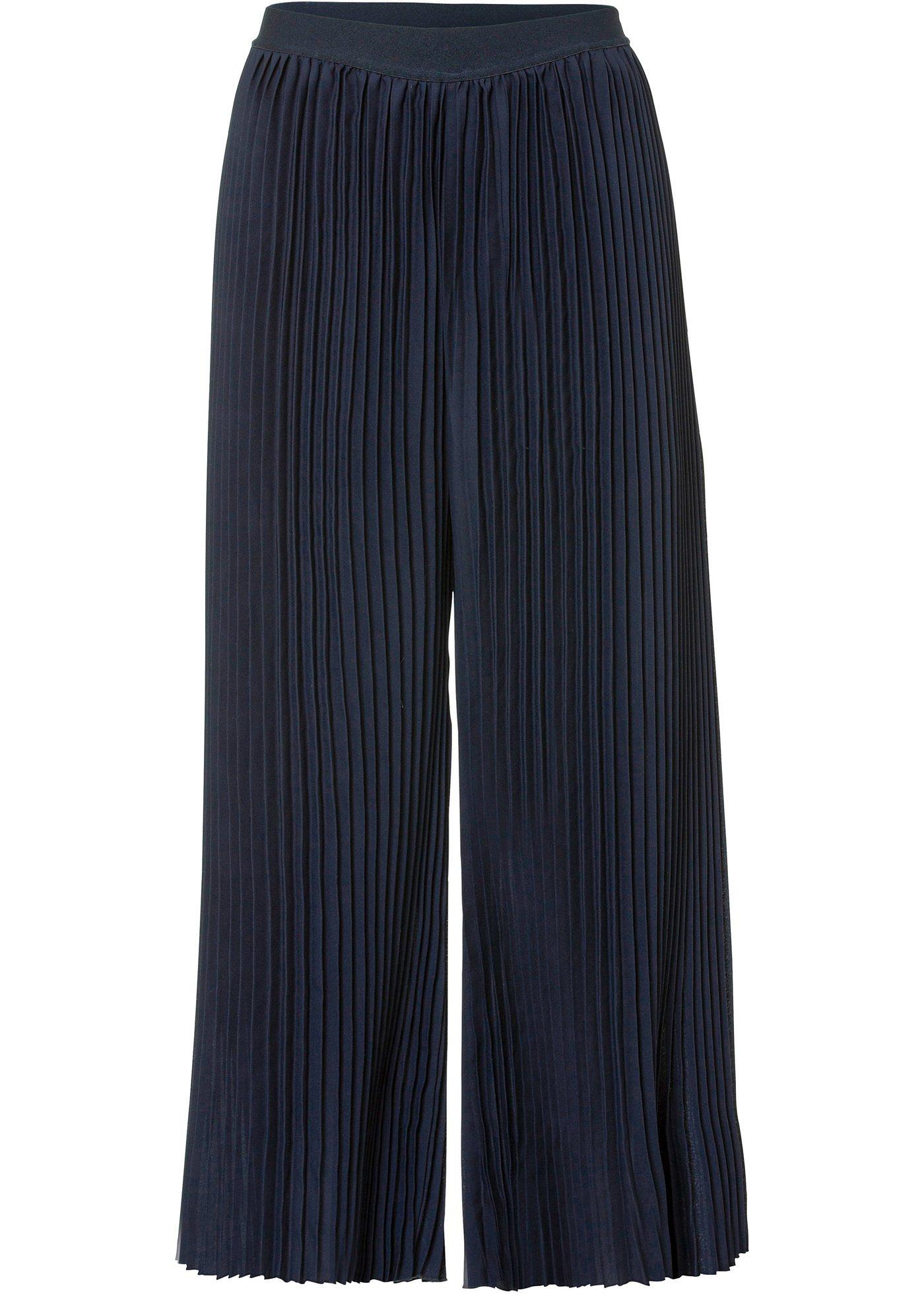 Plissierte Culotte (93859595) in dunkelblau
