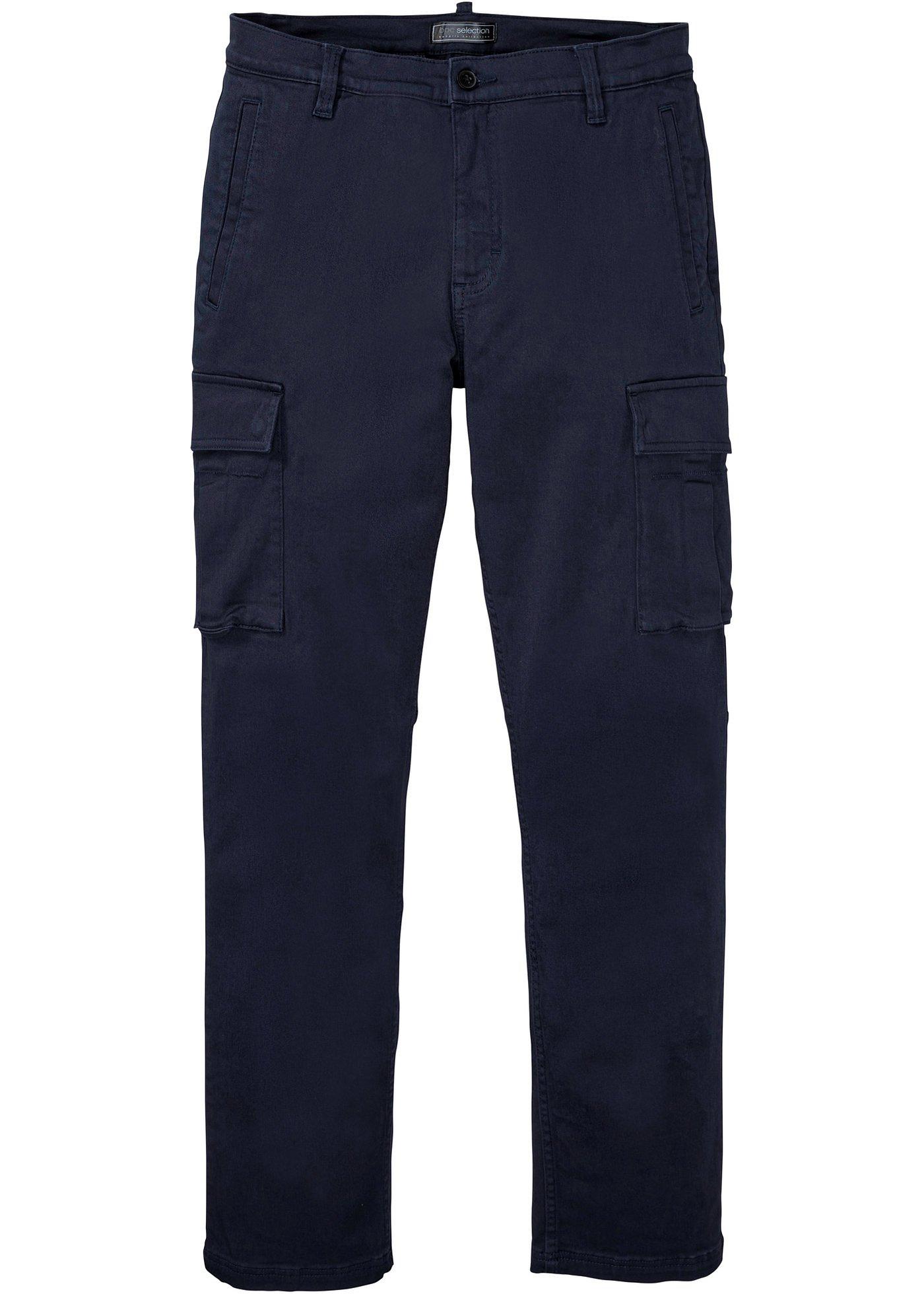 Vielseitige Cargo-Hose mit sportlichem Design als idealer Begleiter für die Freizeit (92925795) in dunkelblau.