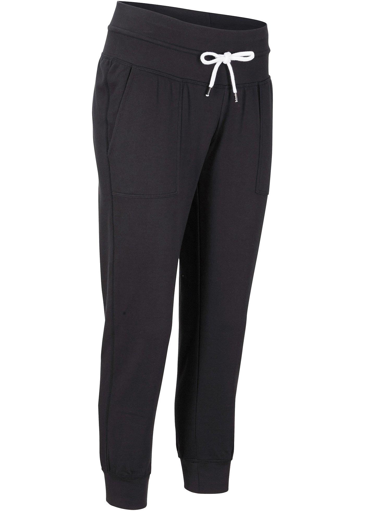 Komfortable Basic-Sweathose aus einem Stretch-Material (90358695) in schwarz