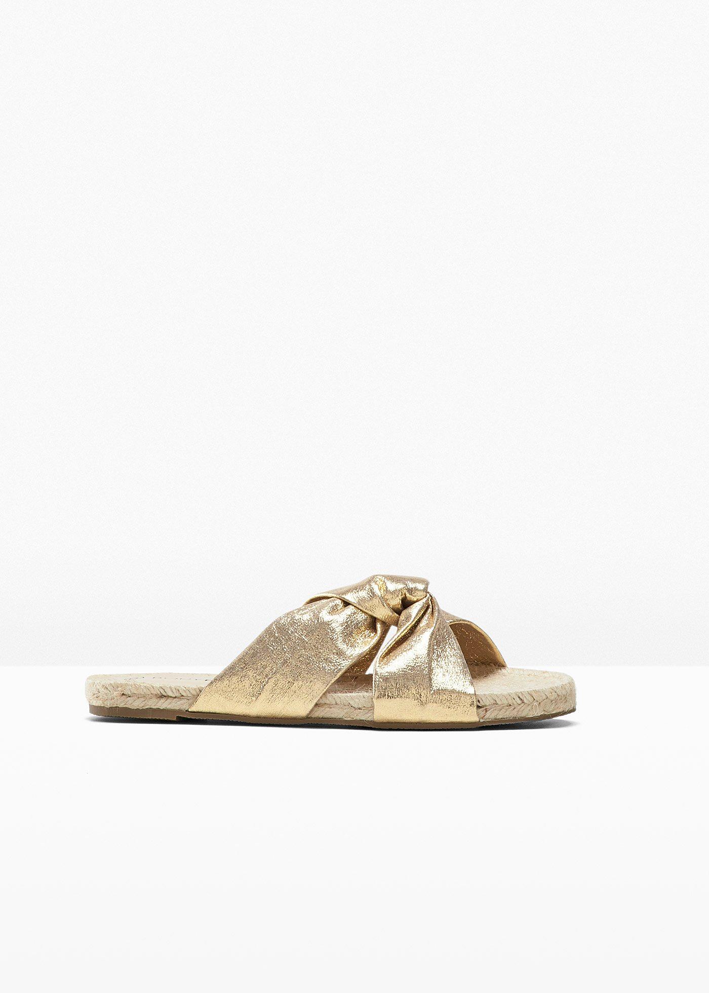 Die modische Pantolette verbindet Stil und Komfort (96088195) in gold