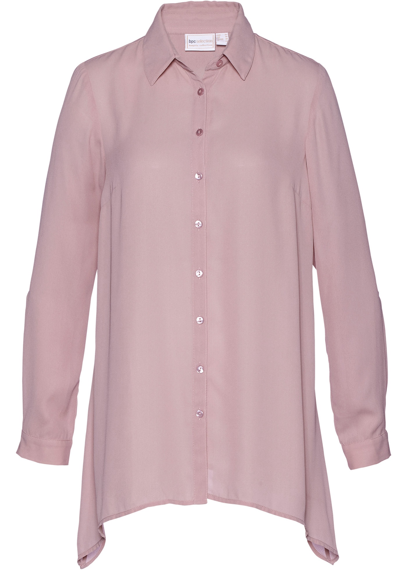 Bequeme Longbluse (92430195) in rosenholz