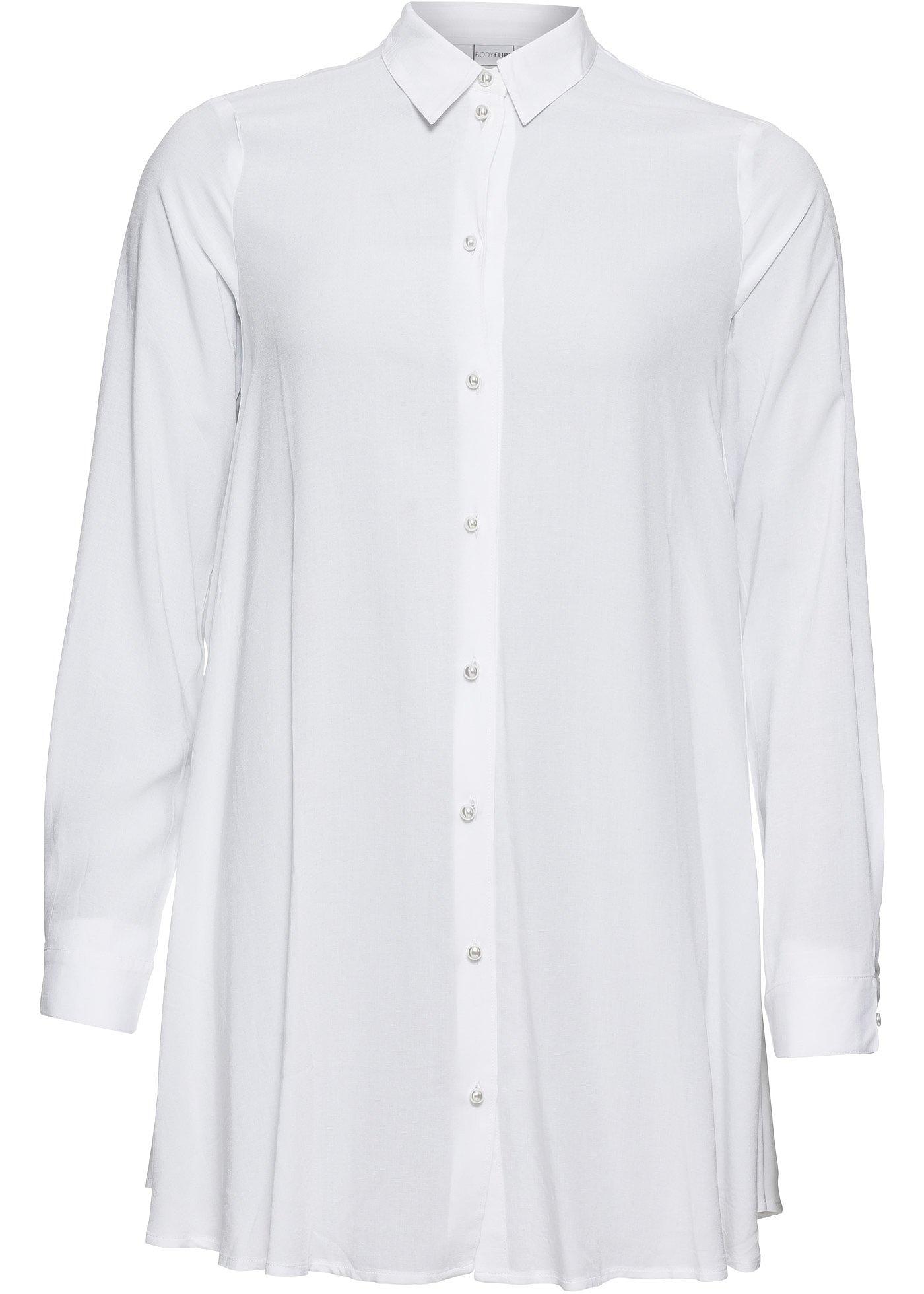 Bluse mit Perlenknopfleiste