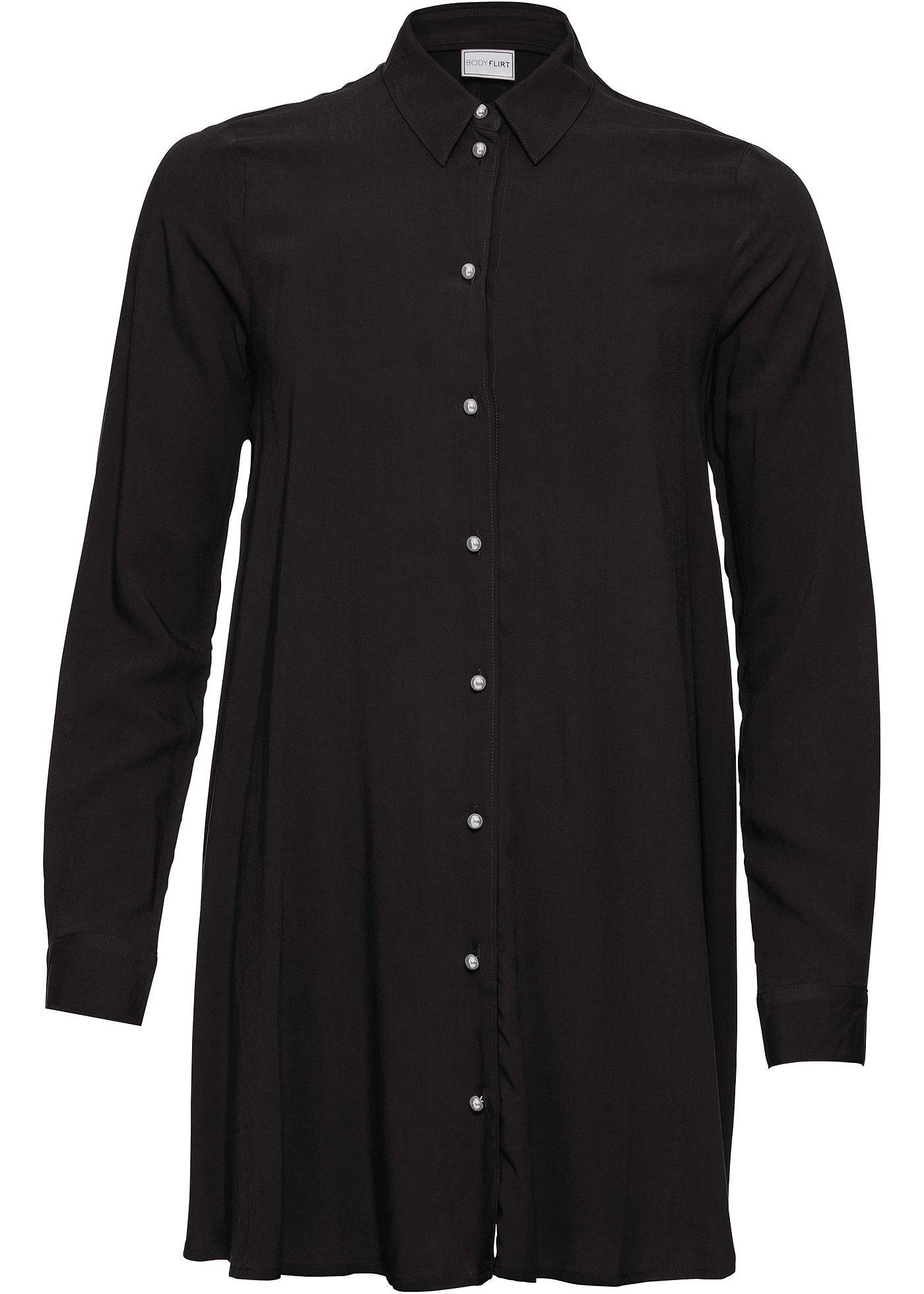 Bluse mit Perlenknopfleiste