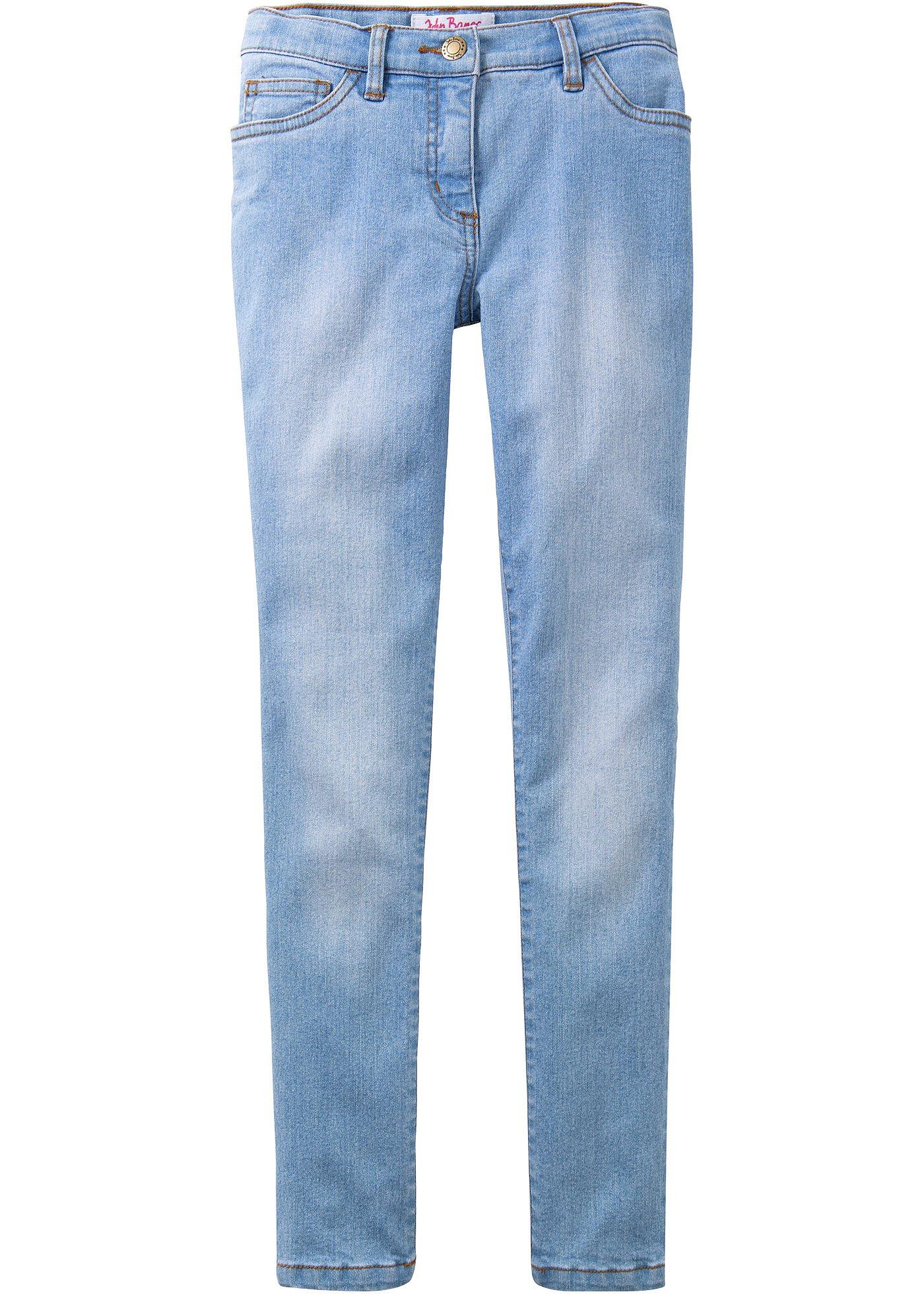 Trendige Skinny-Stretch-Jeans mit angesagter Waschung (95305395) in blue bleached