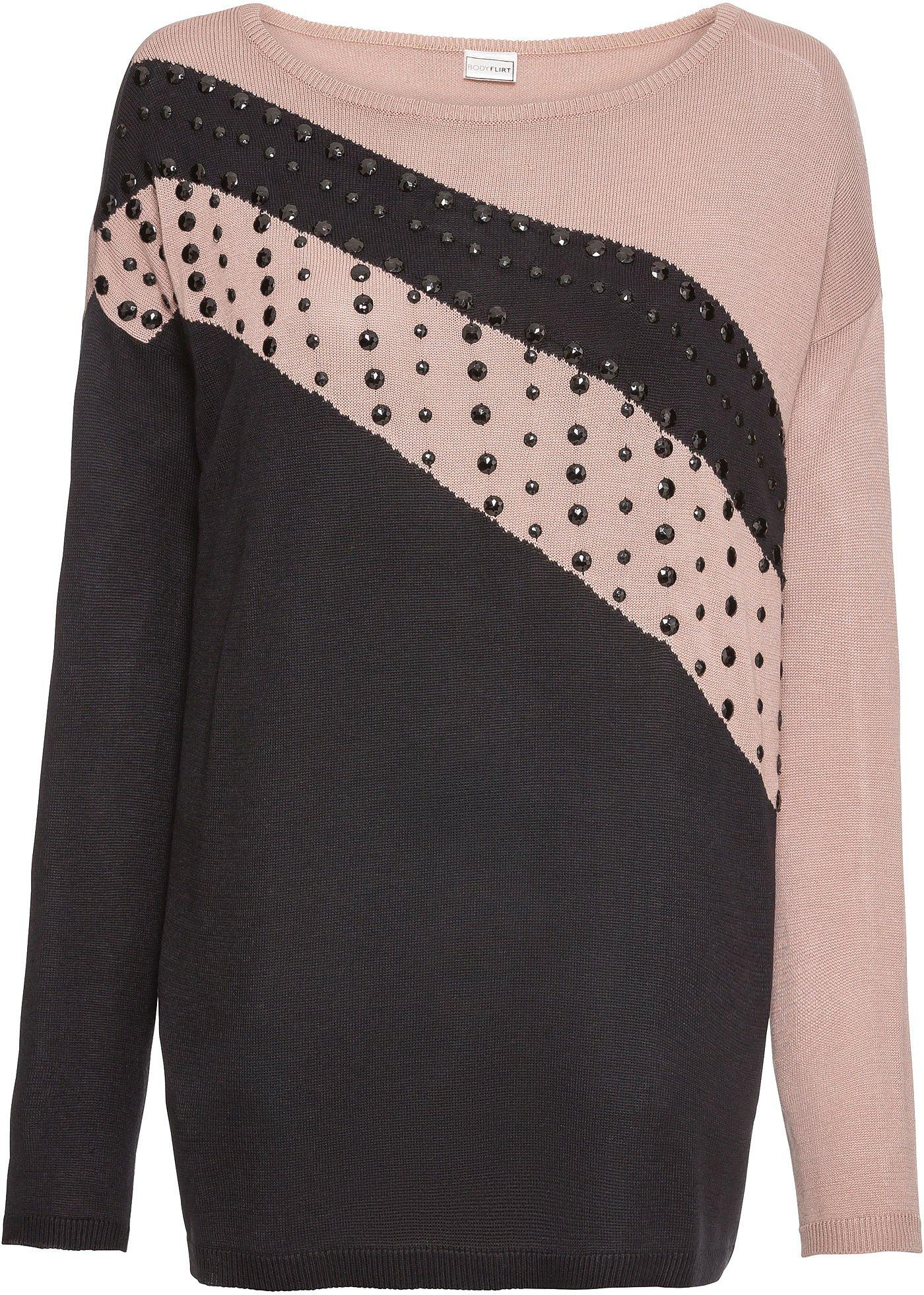 Longpullover mit Applikation