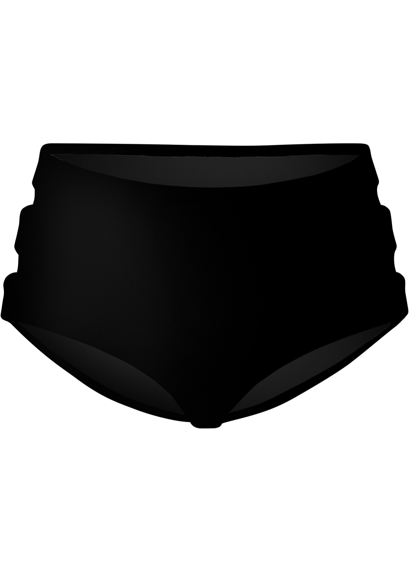 Feminine Bikinihose mit modischen Straps (91764295) in schwarz