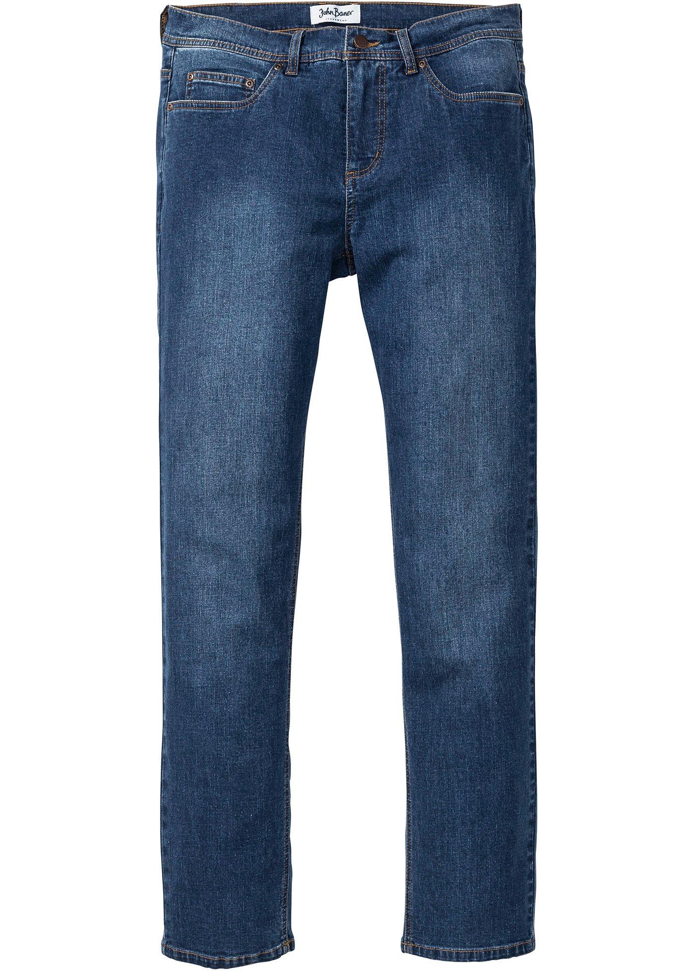 Kernige Jeans aus Soft-Stretch mit leichter Waschung (92329281) in blue stone