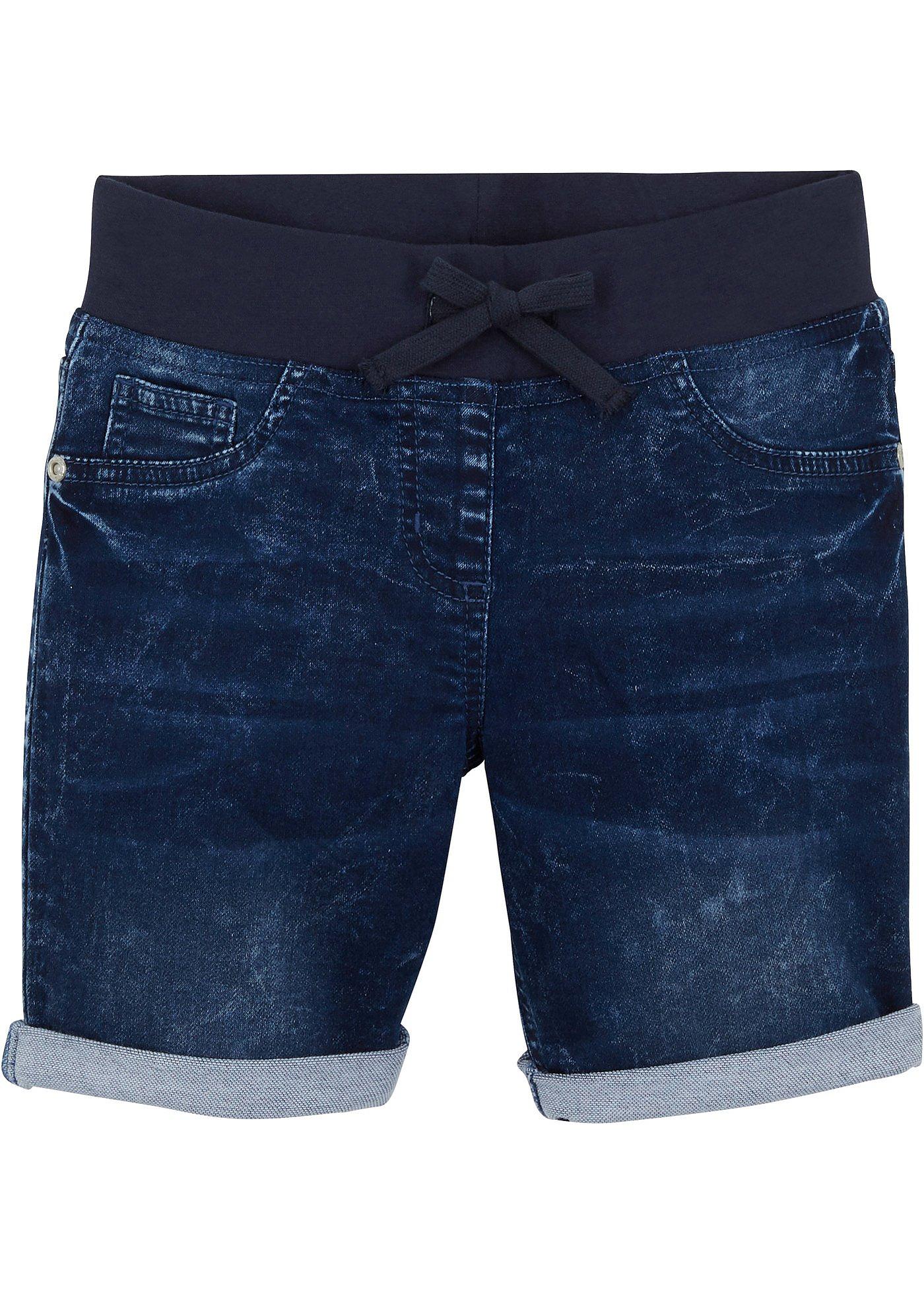 Lässige Shorts mit Jersey-Bund (92986495) in blue stone