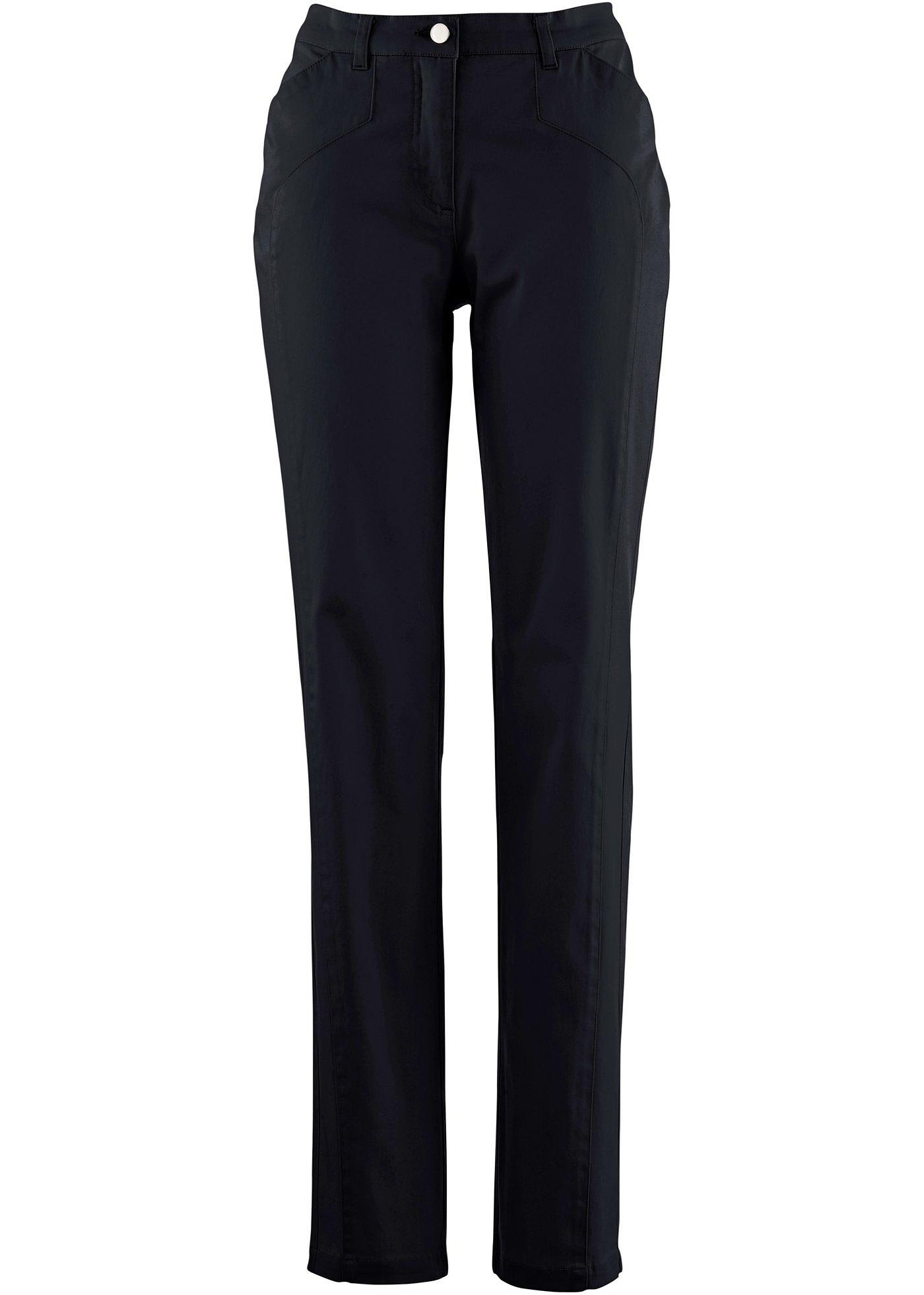 Bequeme Hose mit geradem Bein (94437695) in schwarz