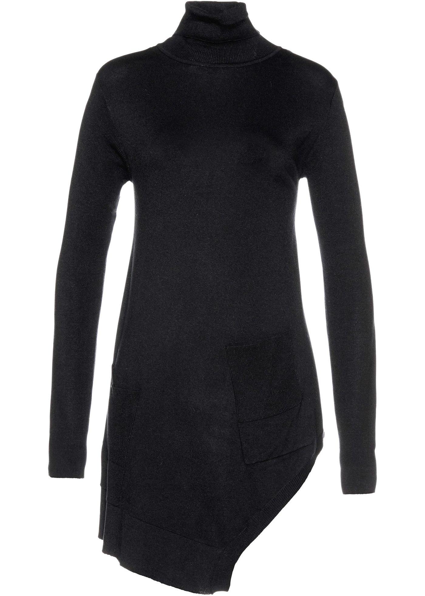 Long-Pullover aus Viskose-Mischung
