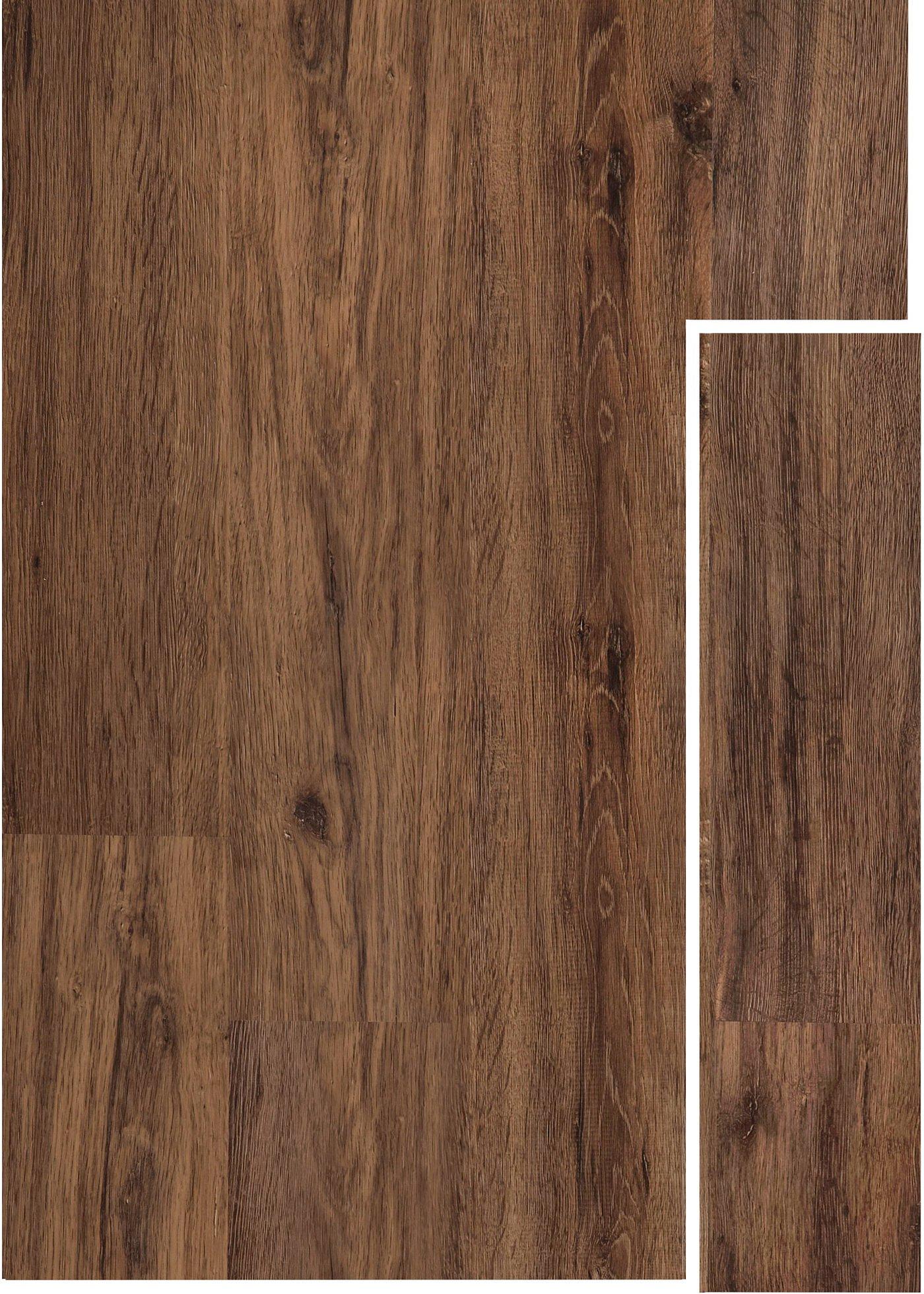 Einfache Raumgestaltung mit selbstklebenden PVC Dielen - rotbraun