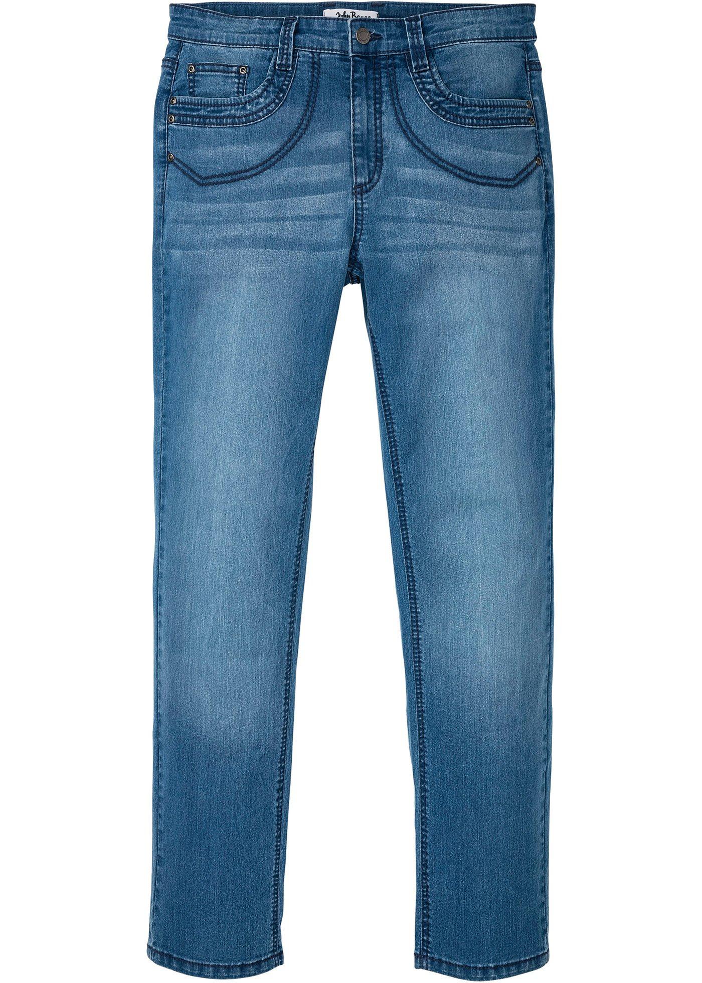 Kernige Regular Fit Komfort-Stretch-Jeans, Straight in leichter Waschung (95734981) in blue bleached