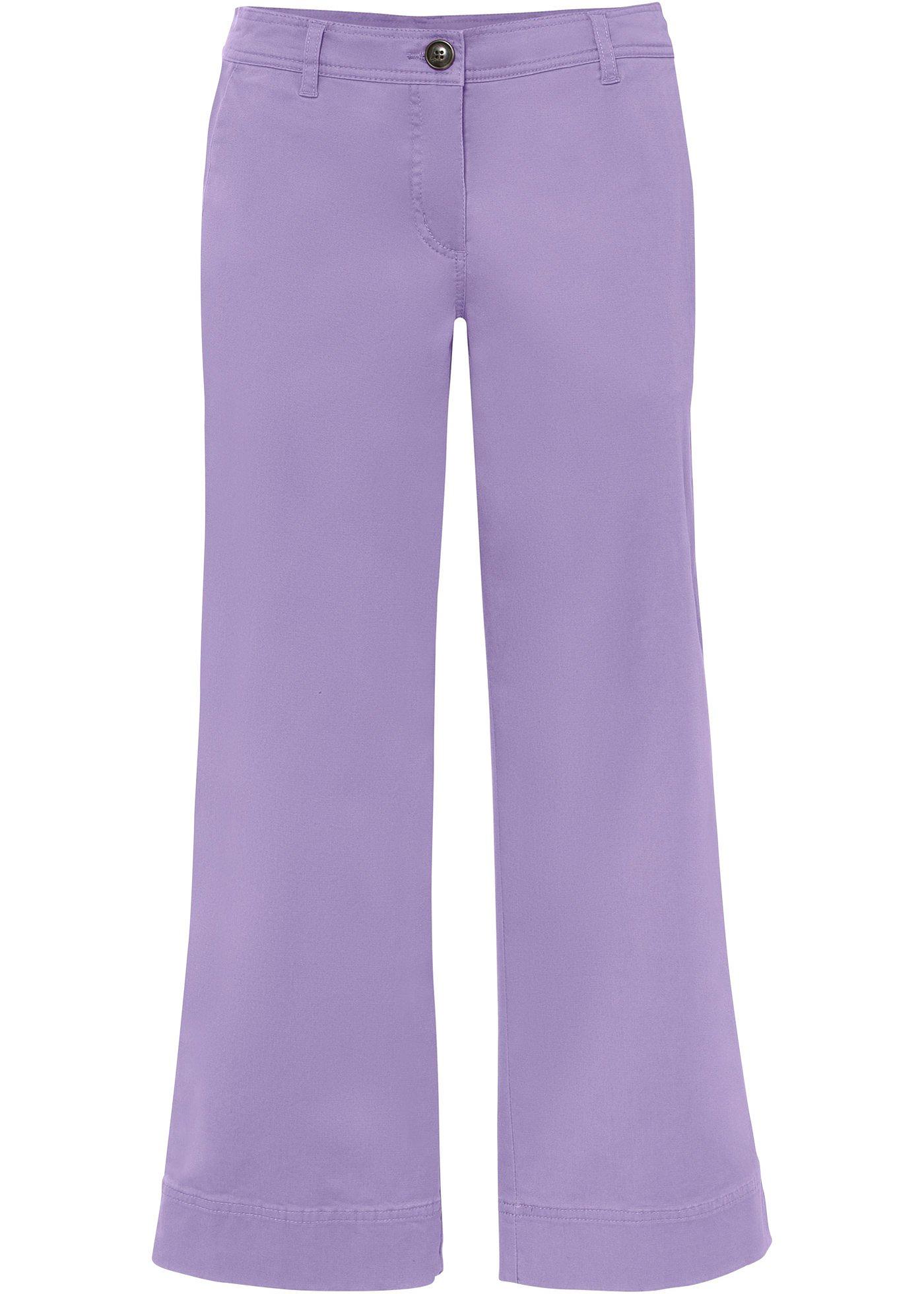 Stylische Culotte mit ausgestelltem Bein. (93024081) in flieder