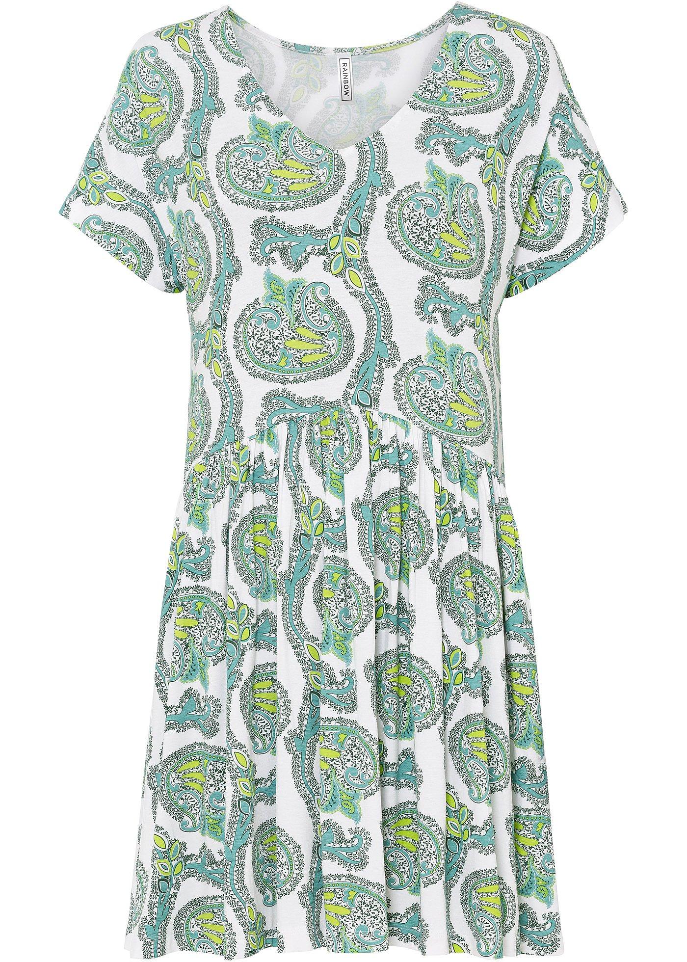 Shirtkleid aus fließendem Viskose-Elasthan-Mix