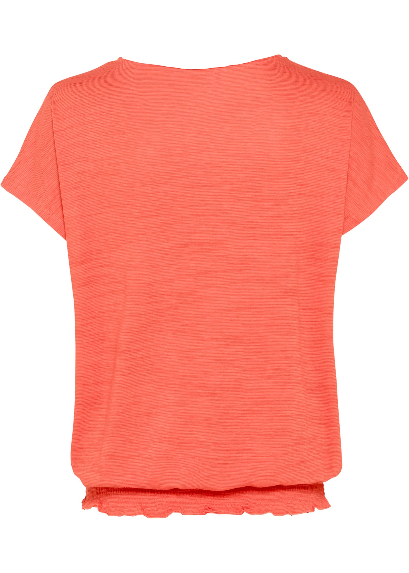 Luftiges Shirt mit elastischem Bund am Saum. (94013395) in hummer
