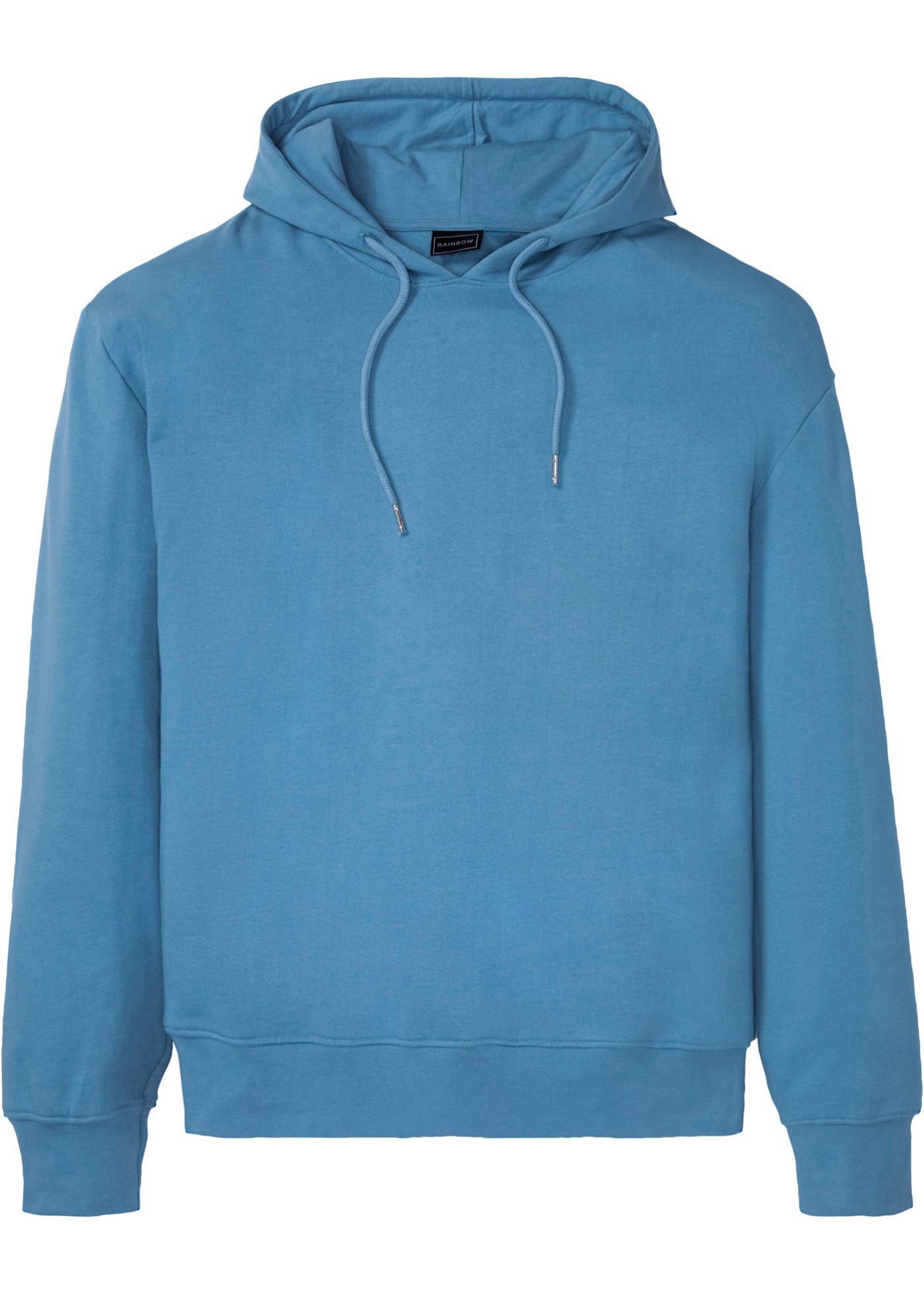 Trendiges Basic Kapuzensweatshirt mit überschnittenen Schultern. (92050495) in matt blau