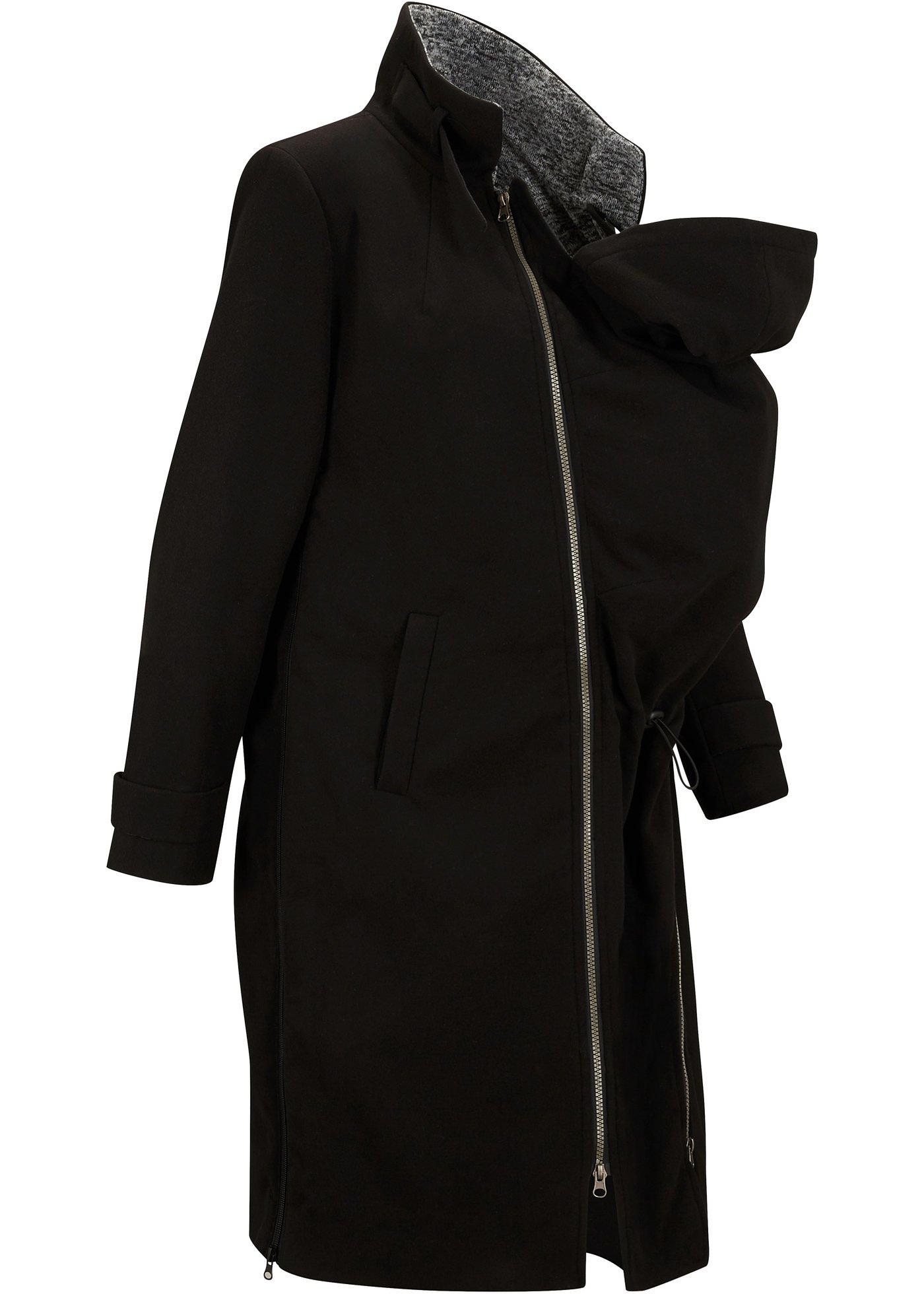 Eleganter Umstandsmantel/Tragemantel (94493095) in schwarz