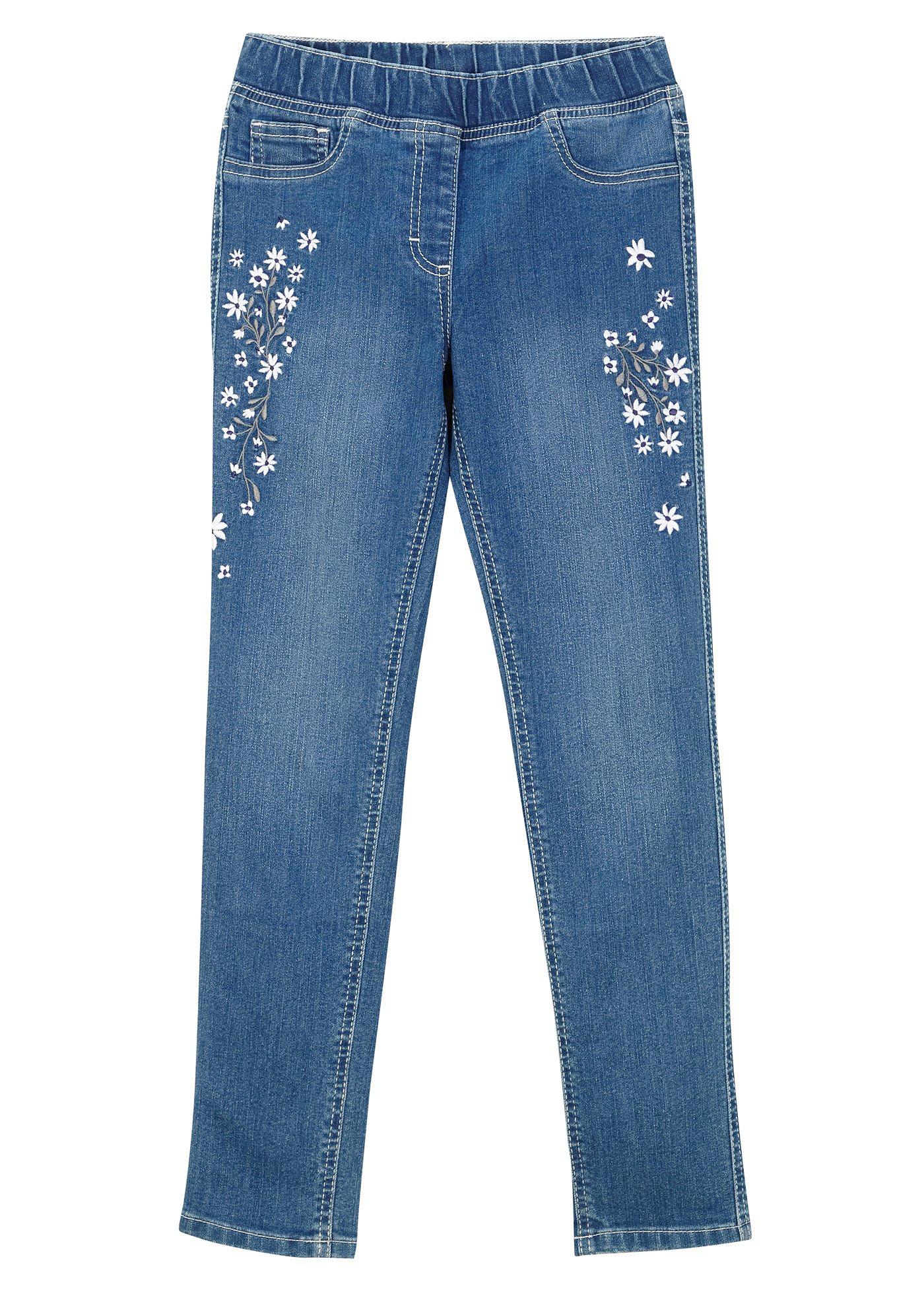 Hübsche Jeggings mit Detail (93838295) in blau denim