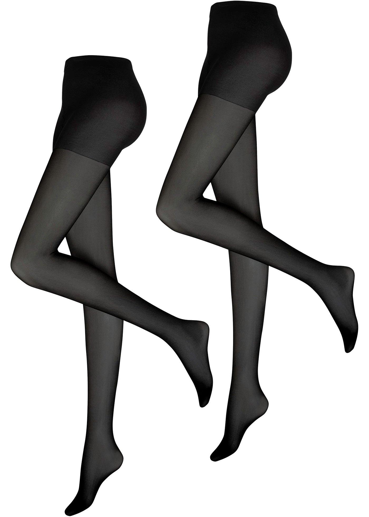 Klassische Feinstrumpfhose QNova 20den (2er Pack) (95464395) in schwarz