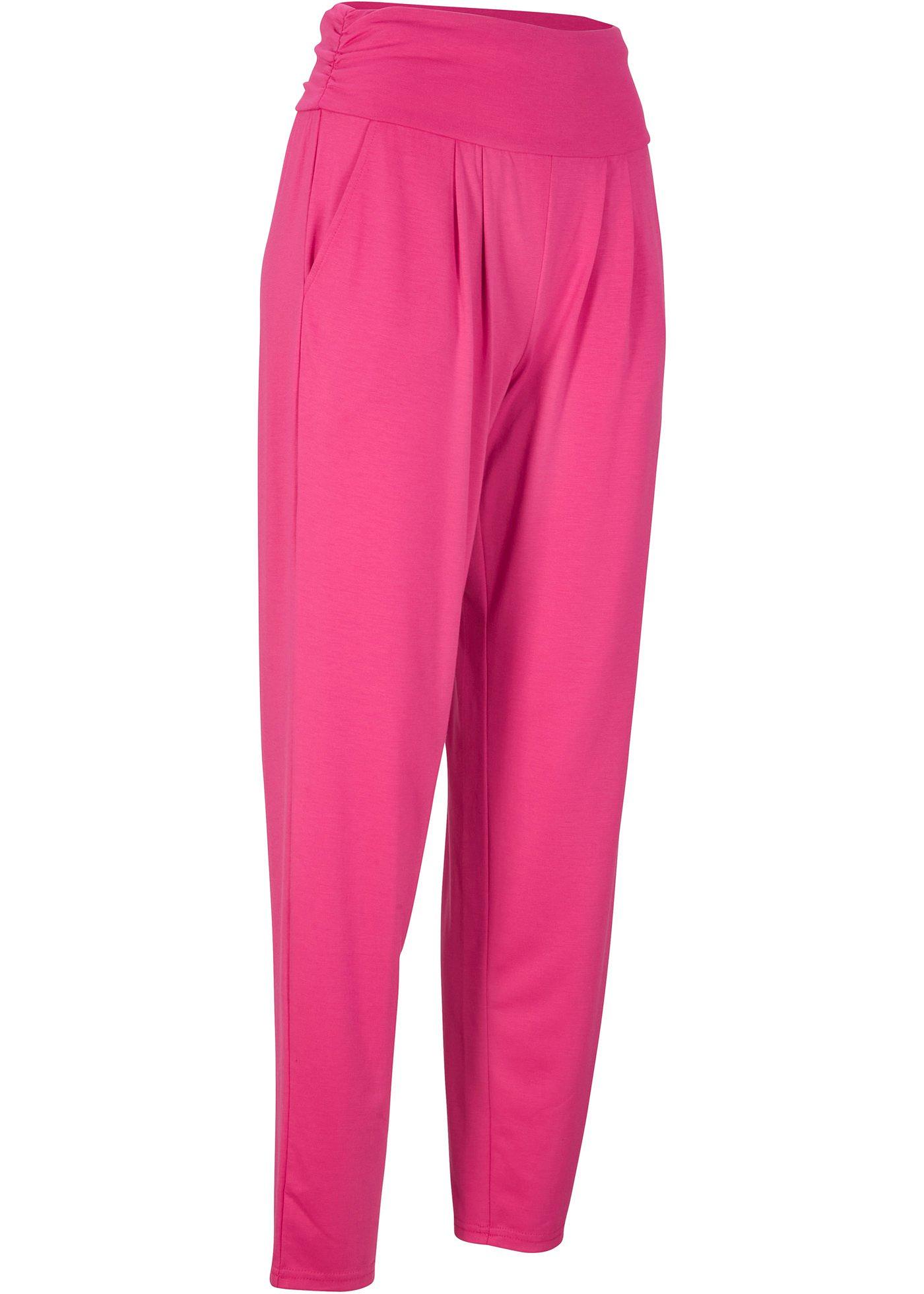 Locker fallende Wellness-Hose aus einem Stretch-Material (90968481) in pink
