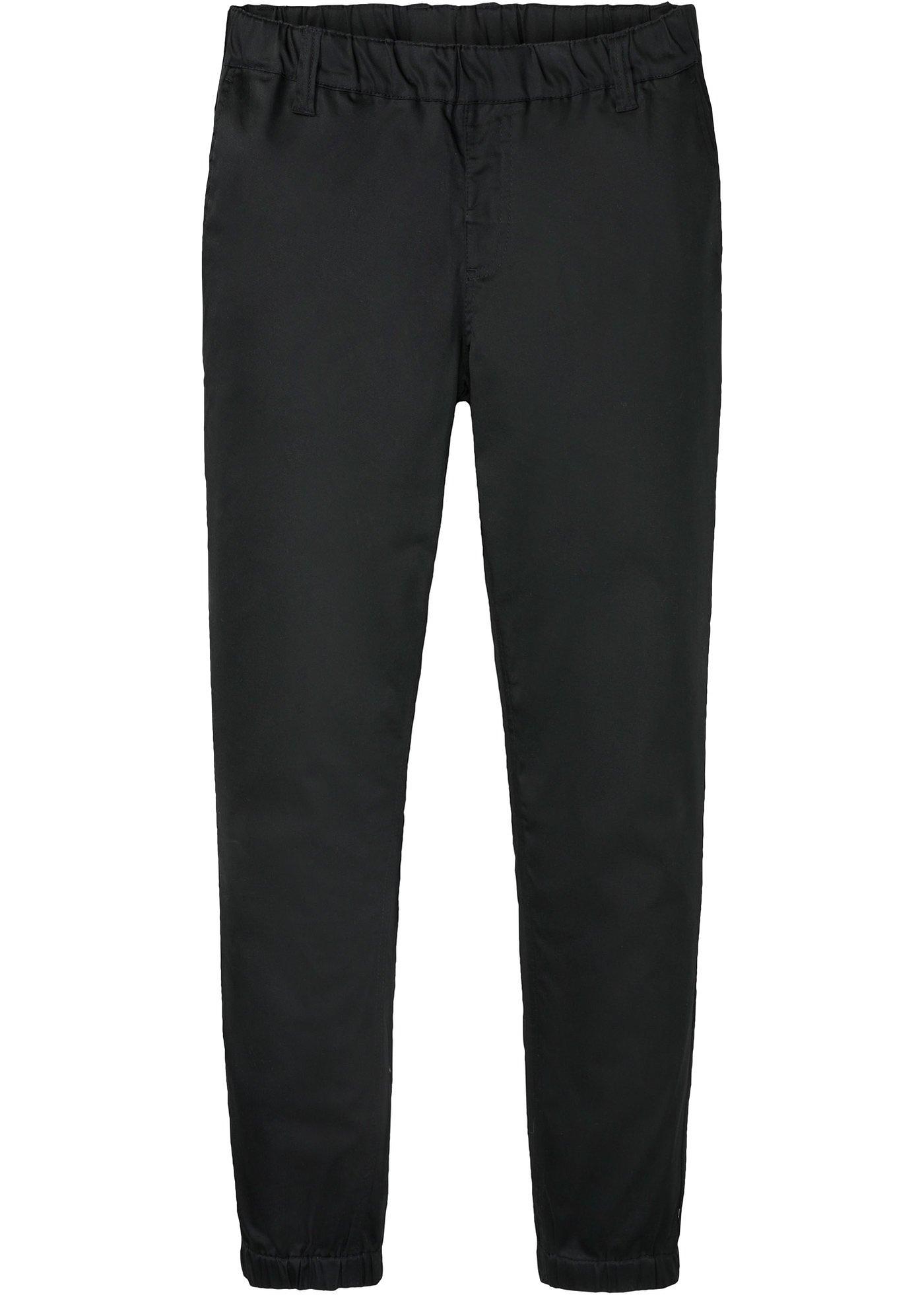 Moderne Schlupfhose mit elastischen Bündchen und in Stretch-Qualität (90348481) in schwarz
