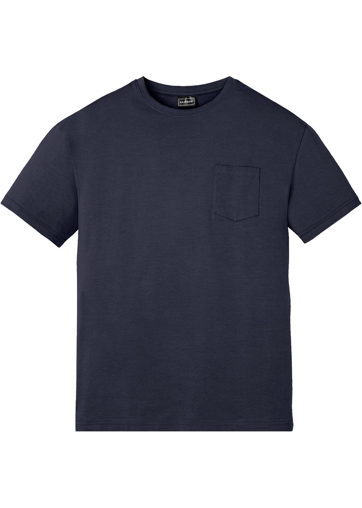 Modernes Oversize-Shirt mit einer kleinen Brusttasche (95670381) in dunkelblau
