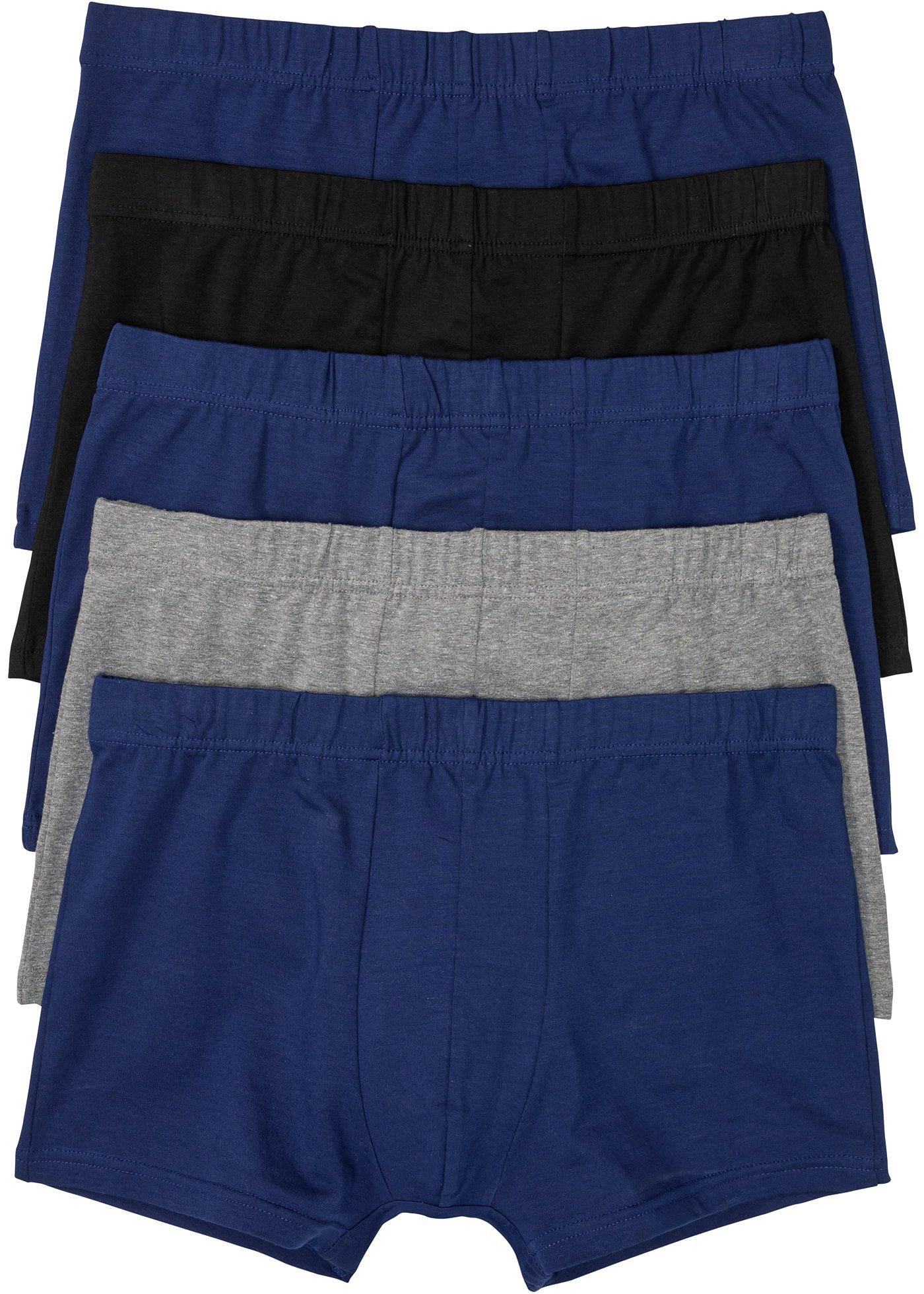 Komfortable Boxer mit einem elastischen weichen Bund (90368381) in mitternachtsblau/grau meliert/schwarz