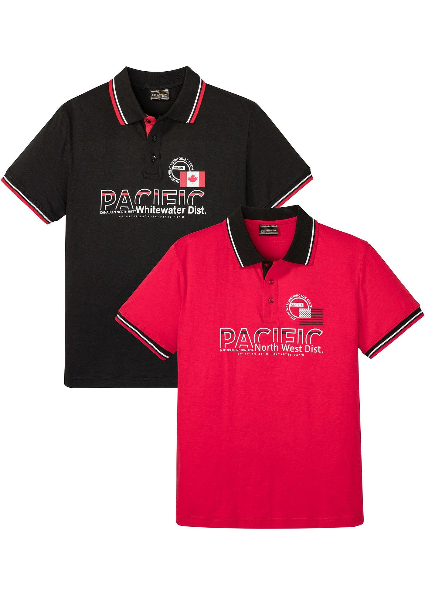 Poloshirt, Kurzarm aus reiner Bio-Baumwolle (2er Pack)