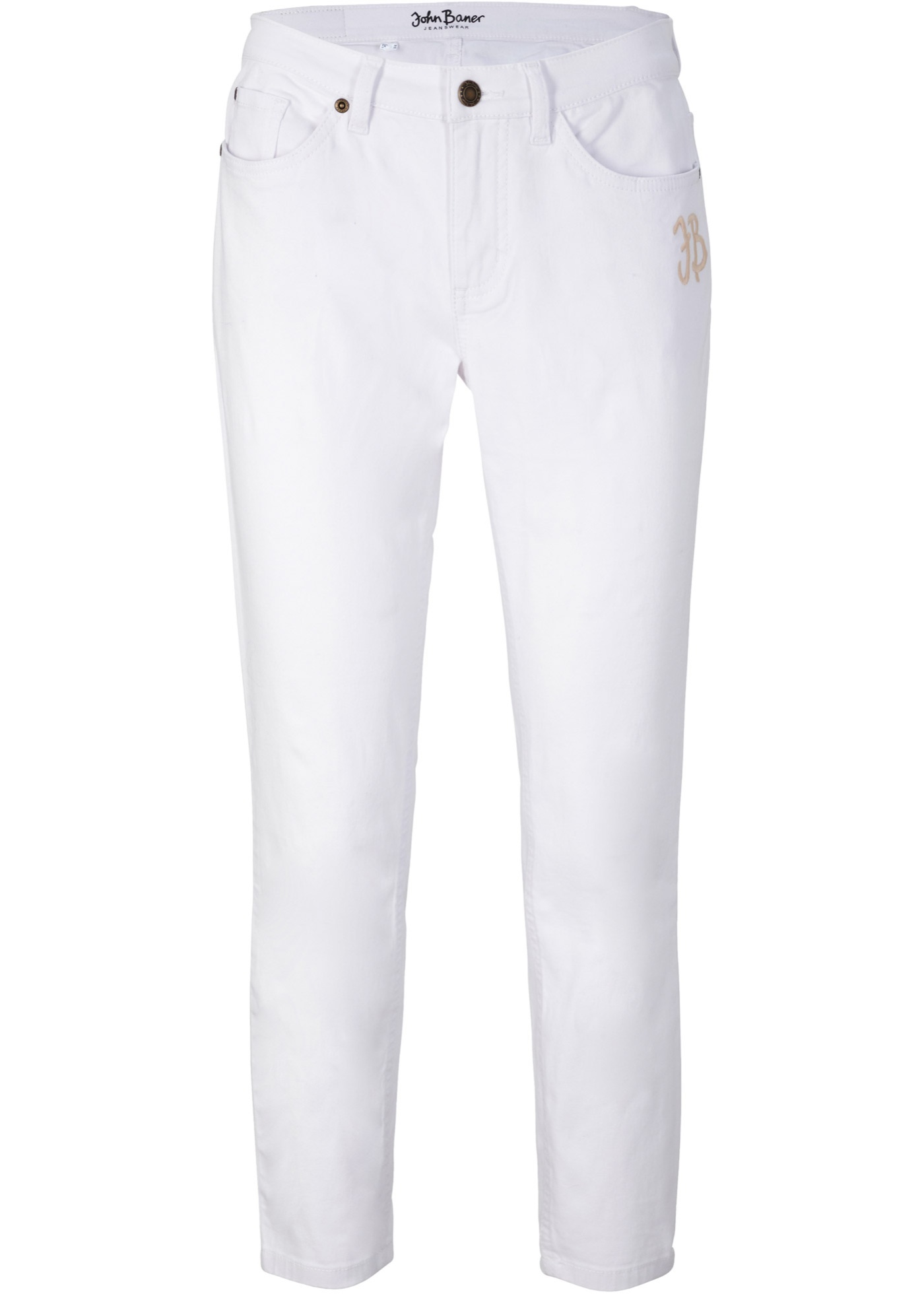 Skinny-Jeans in 7/8-Länge (96149095) in weiß twill