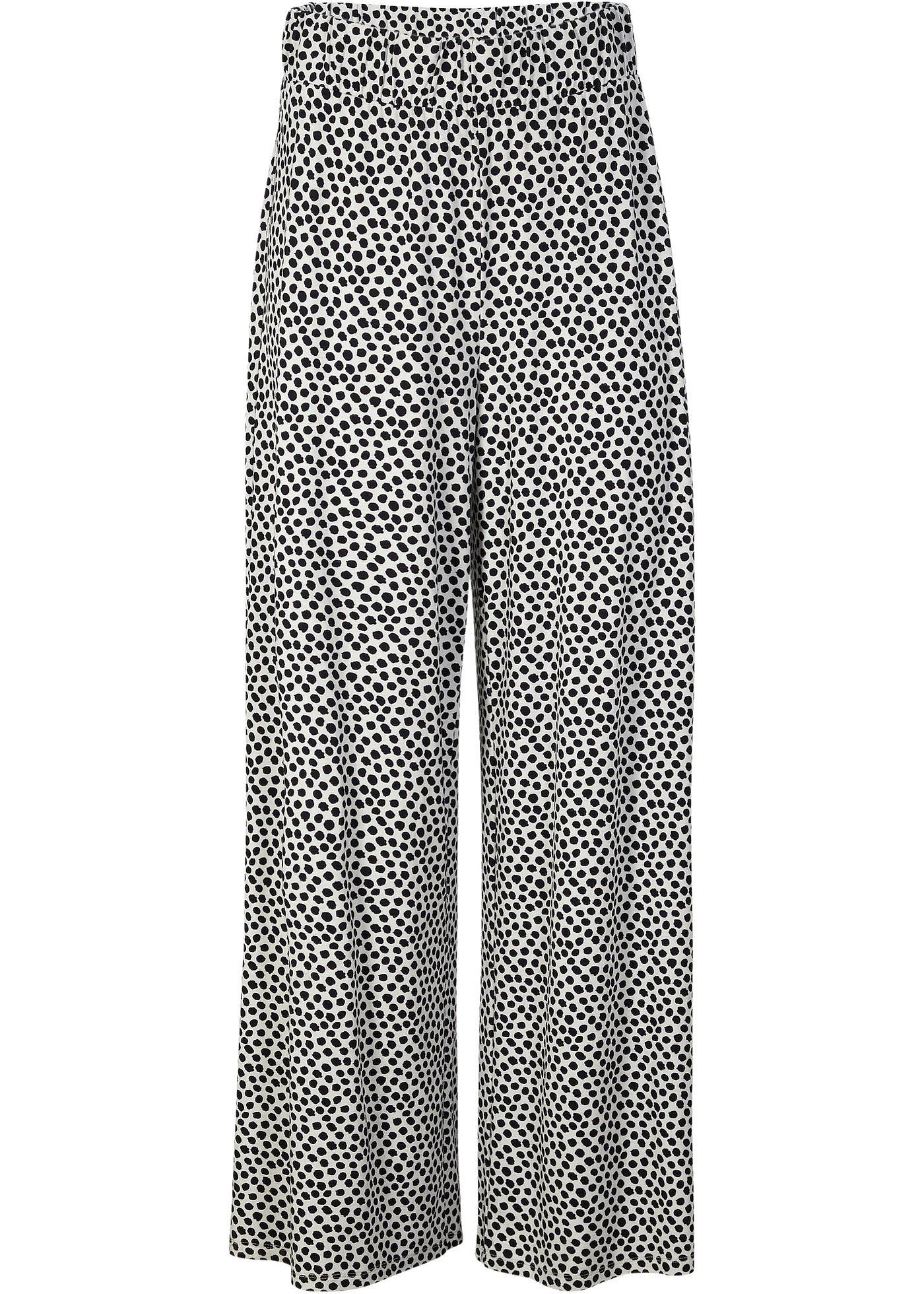 Palazzo-Hose aus Viskose-Mix