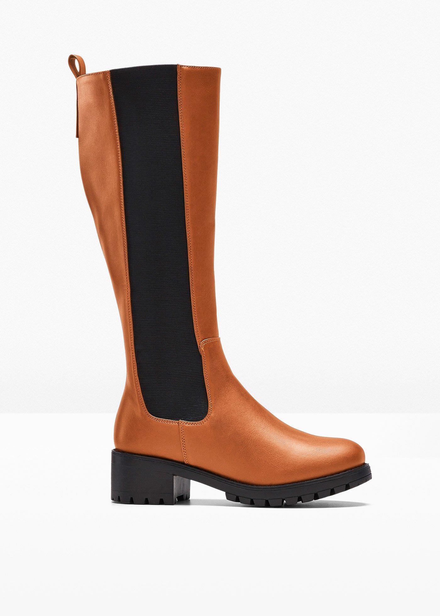 stiefel langschaft braun