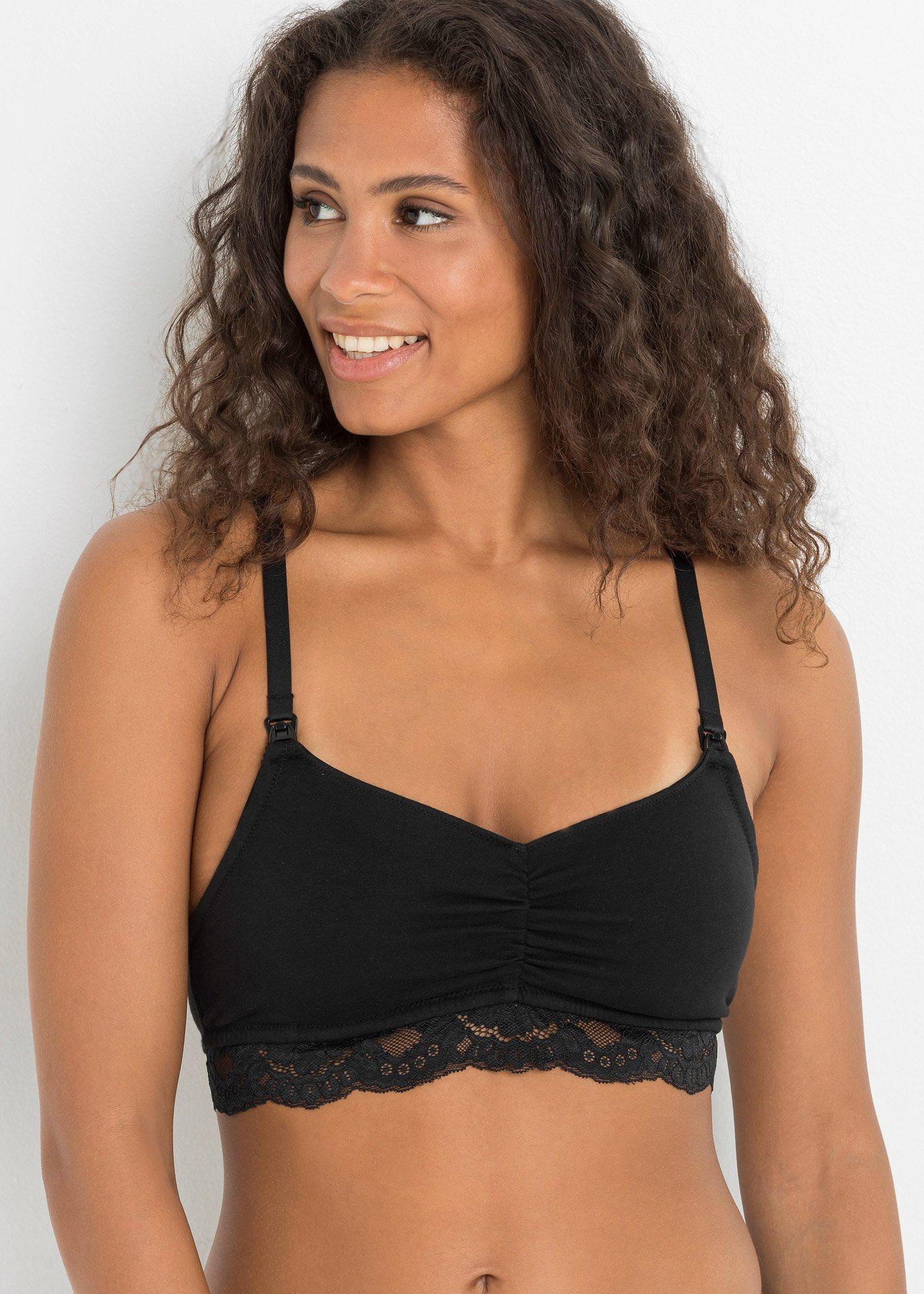 Damen Still-BH Ohne Bügel - Bequemer Push-Up BH Für Schwangere & Mütter