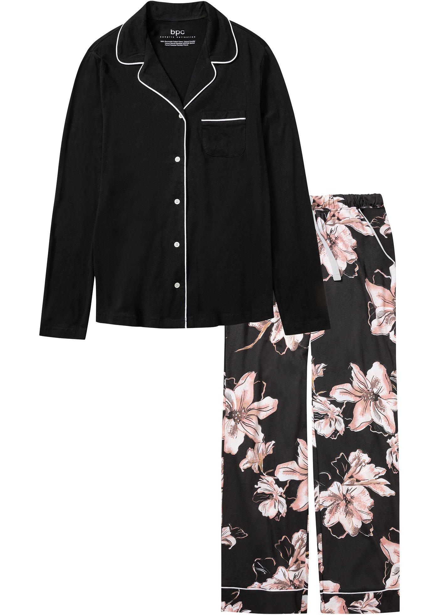 Pyjama mit Knopfleiste