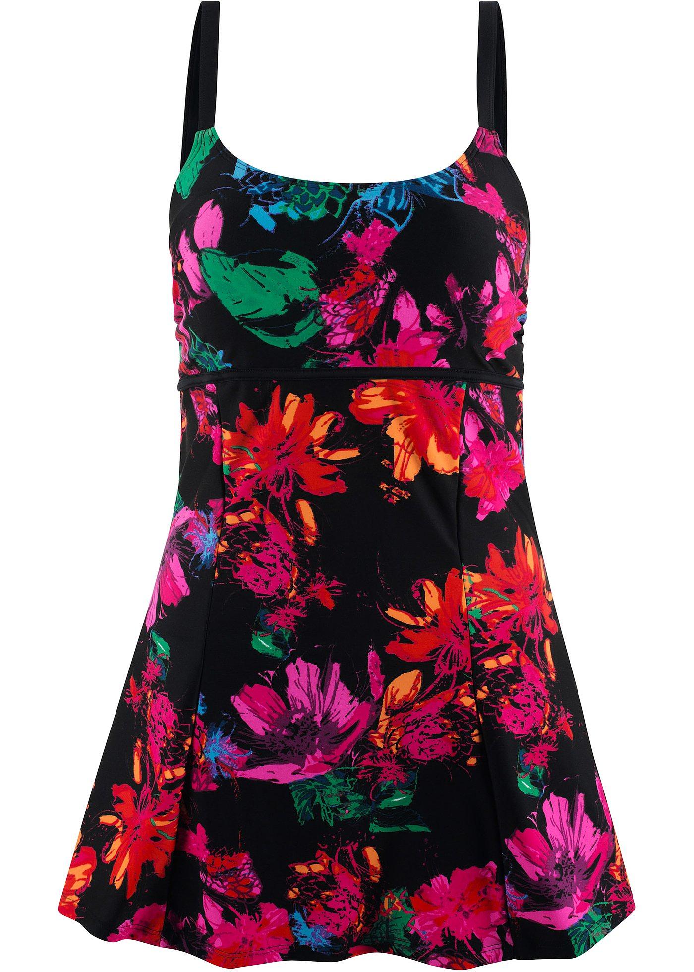 Badekleid mit Rundhalsausschnitt