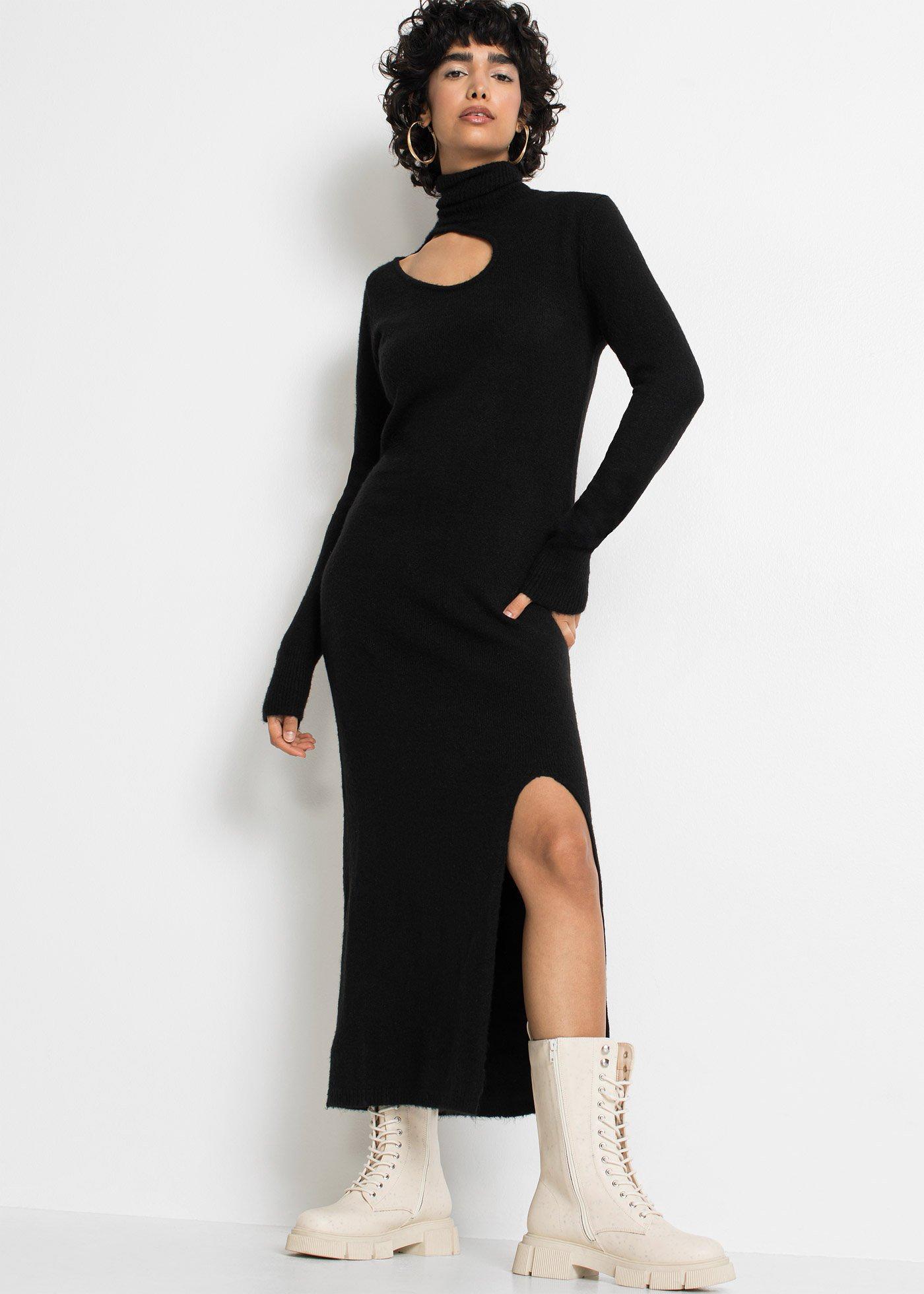 YIANN Damen Chiffon Cold Shoulder Brautjungfernklei Produktbild-Vorschau 3