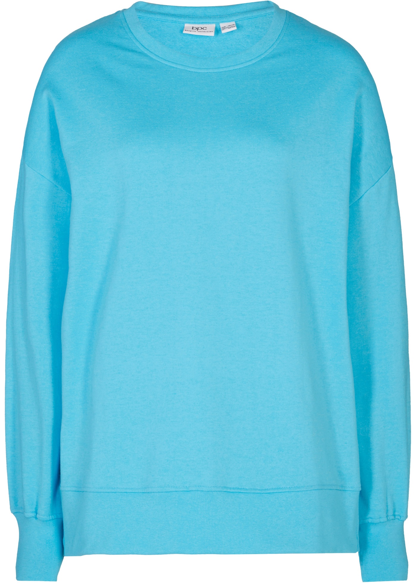 Bequemes Sweatshirt mit modischen Reißverschluss-Schlitzen an den Seiten. (96246195) in karibikblau