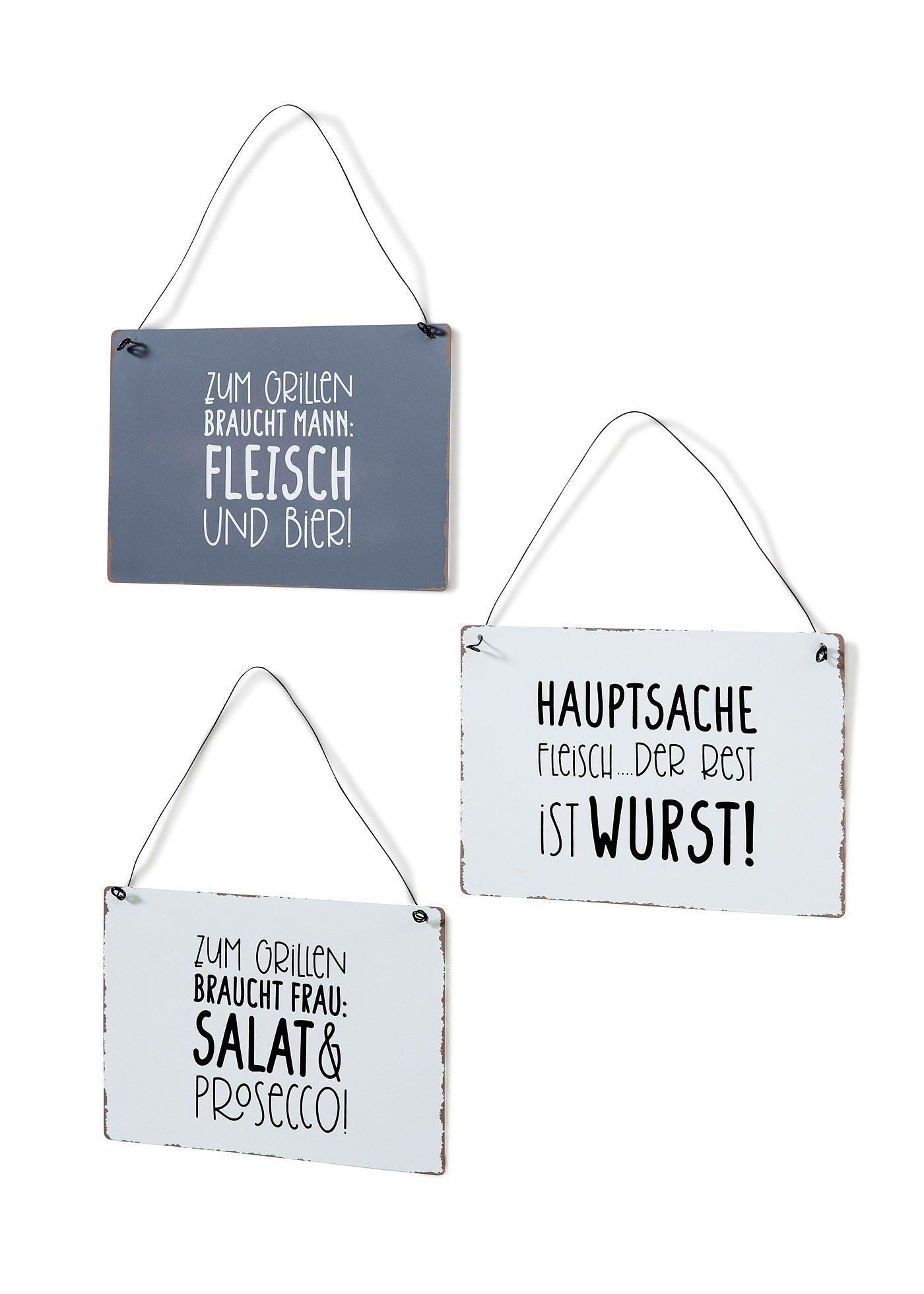 Lustige GrillSprüche ein Muss für jeden GrillFan schwarz/weiss