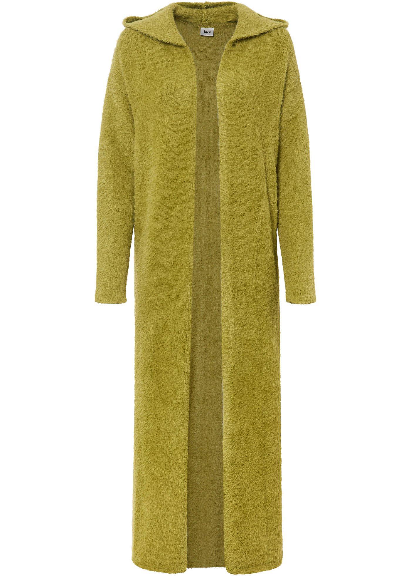 Strickmantel aus weichem Federgarn