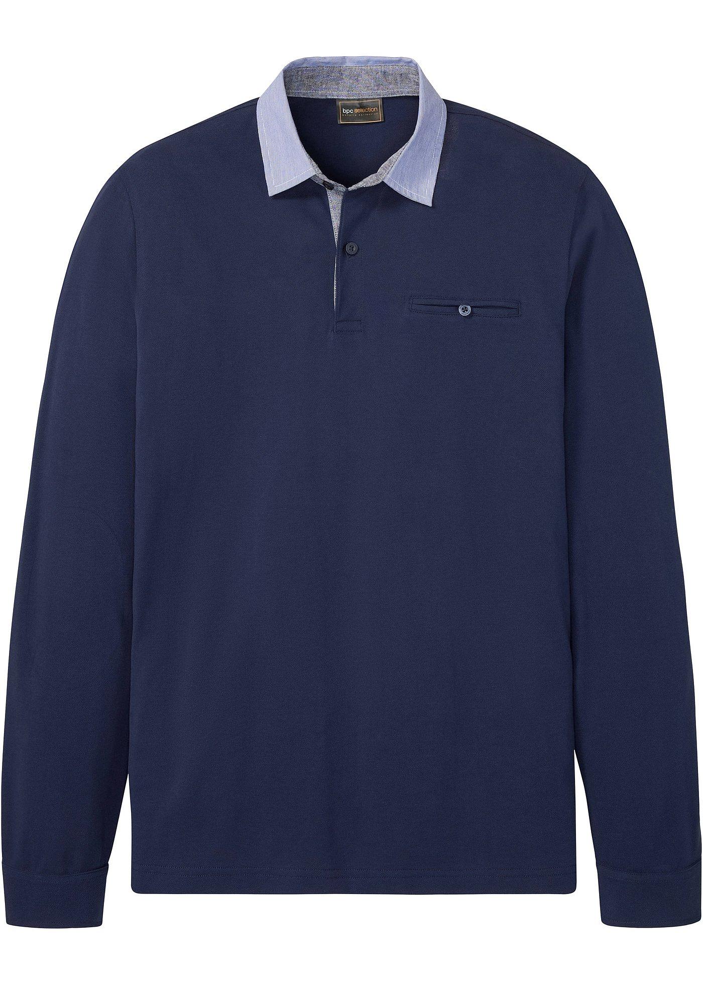 Piqué-Poloshirt Langarm