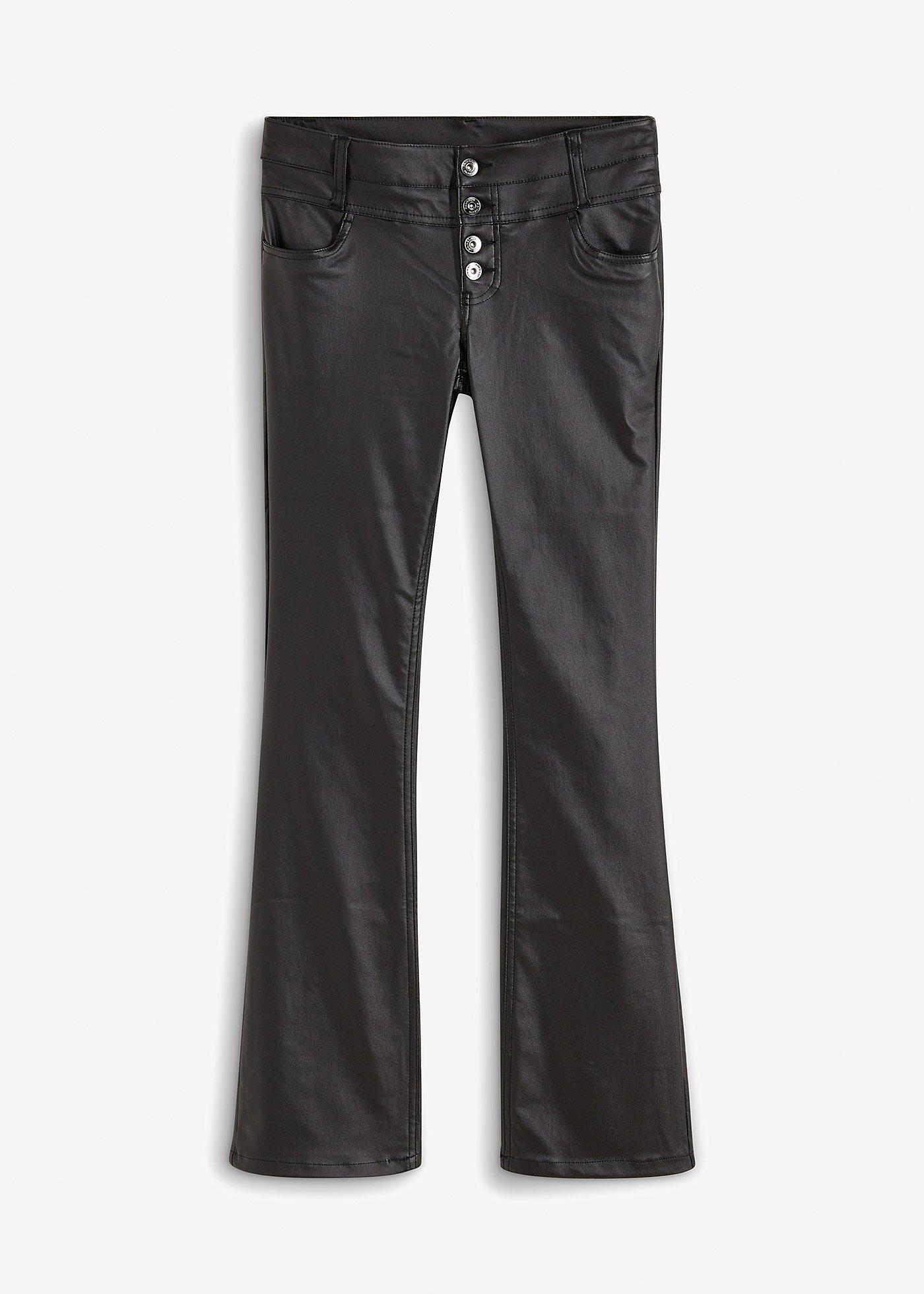 Lederimitat-Hose mit Schlag