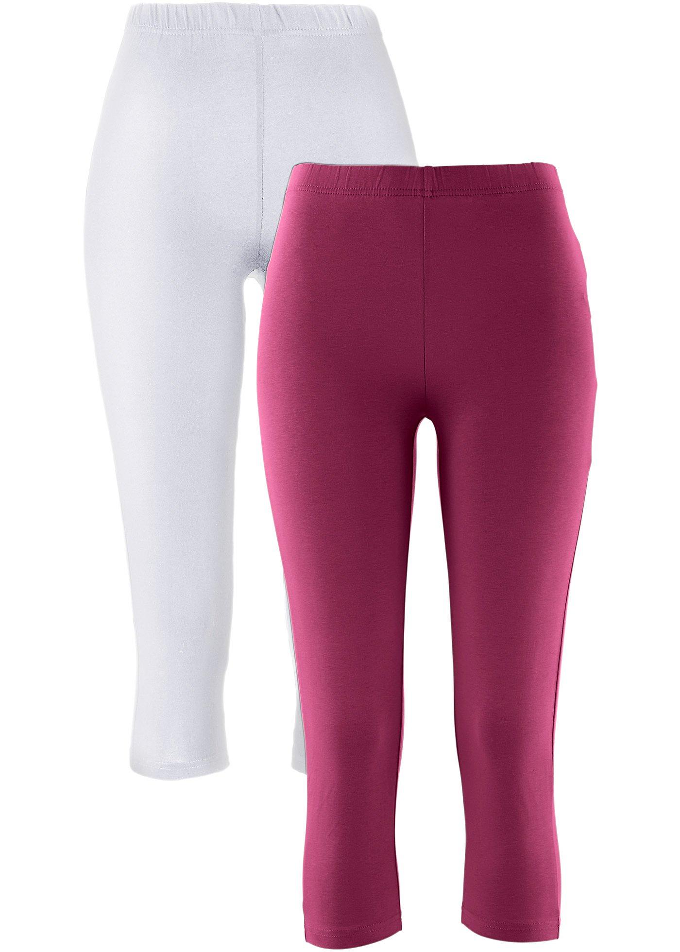 Schmal geschnittene Capri-Leggings (2er Pack)