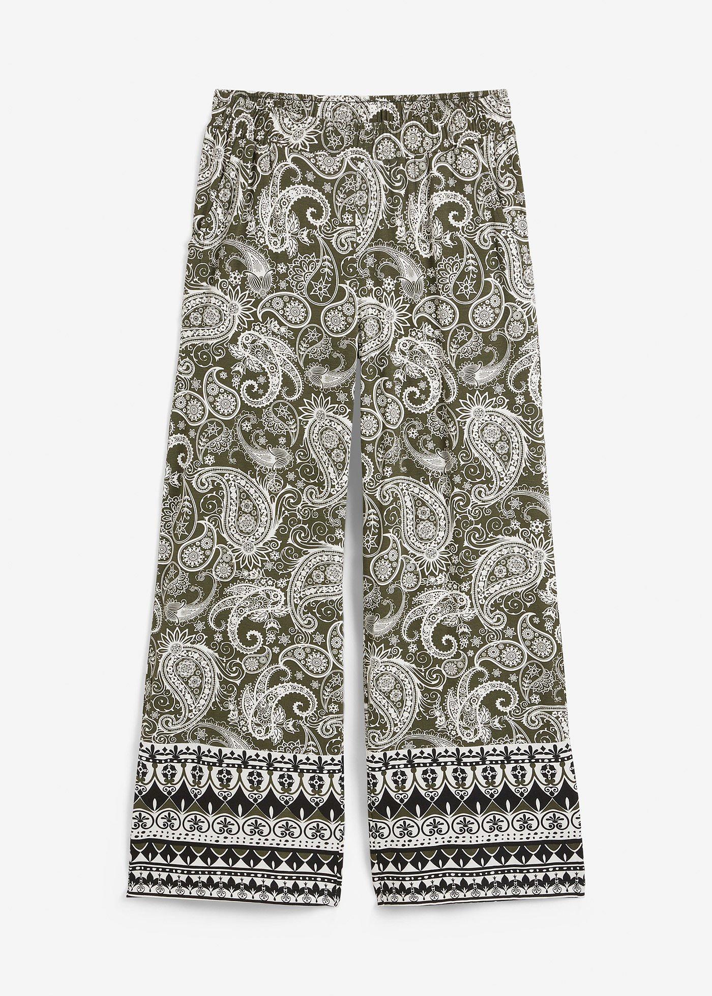 Palazzo-Hose aus softem Viskose-Mix
