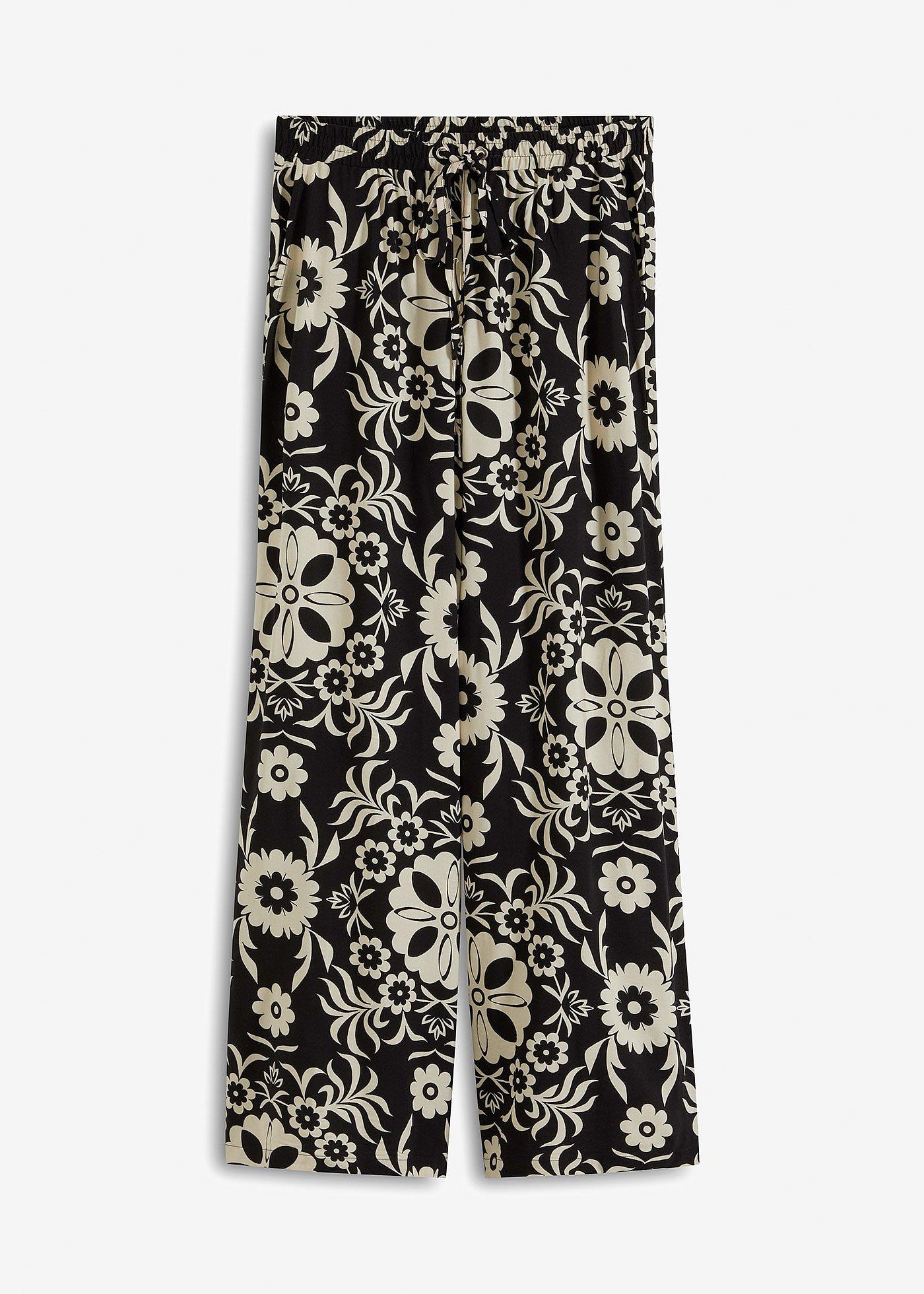 Marlenehose aus fließender Viskose