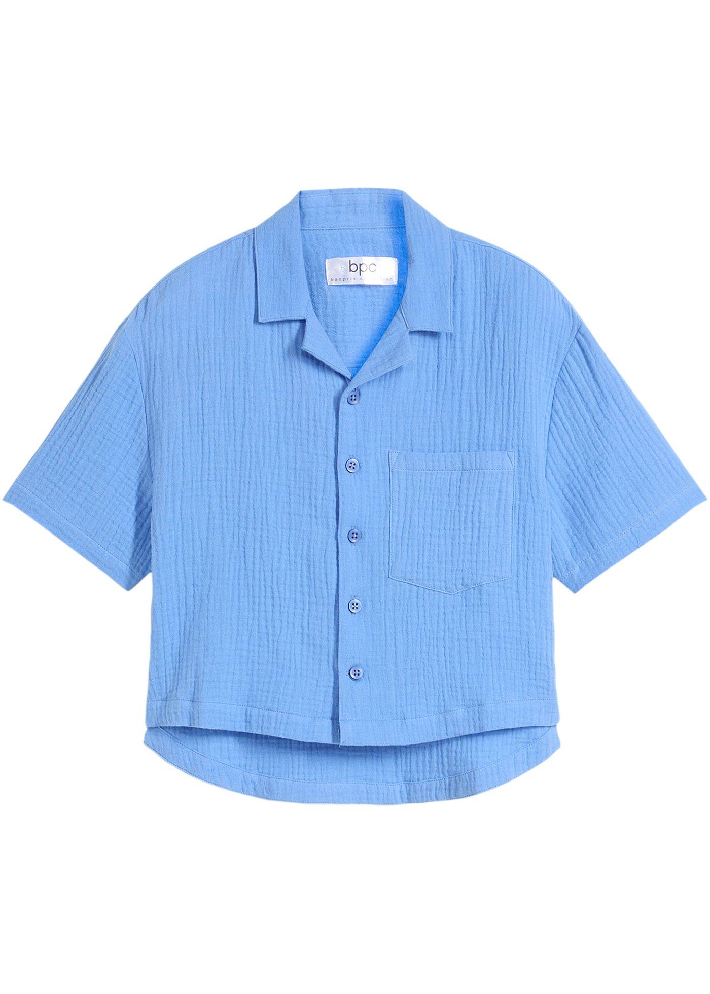 Mädchen Musselin-Bluse aus Baumwolle