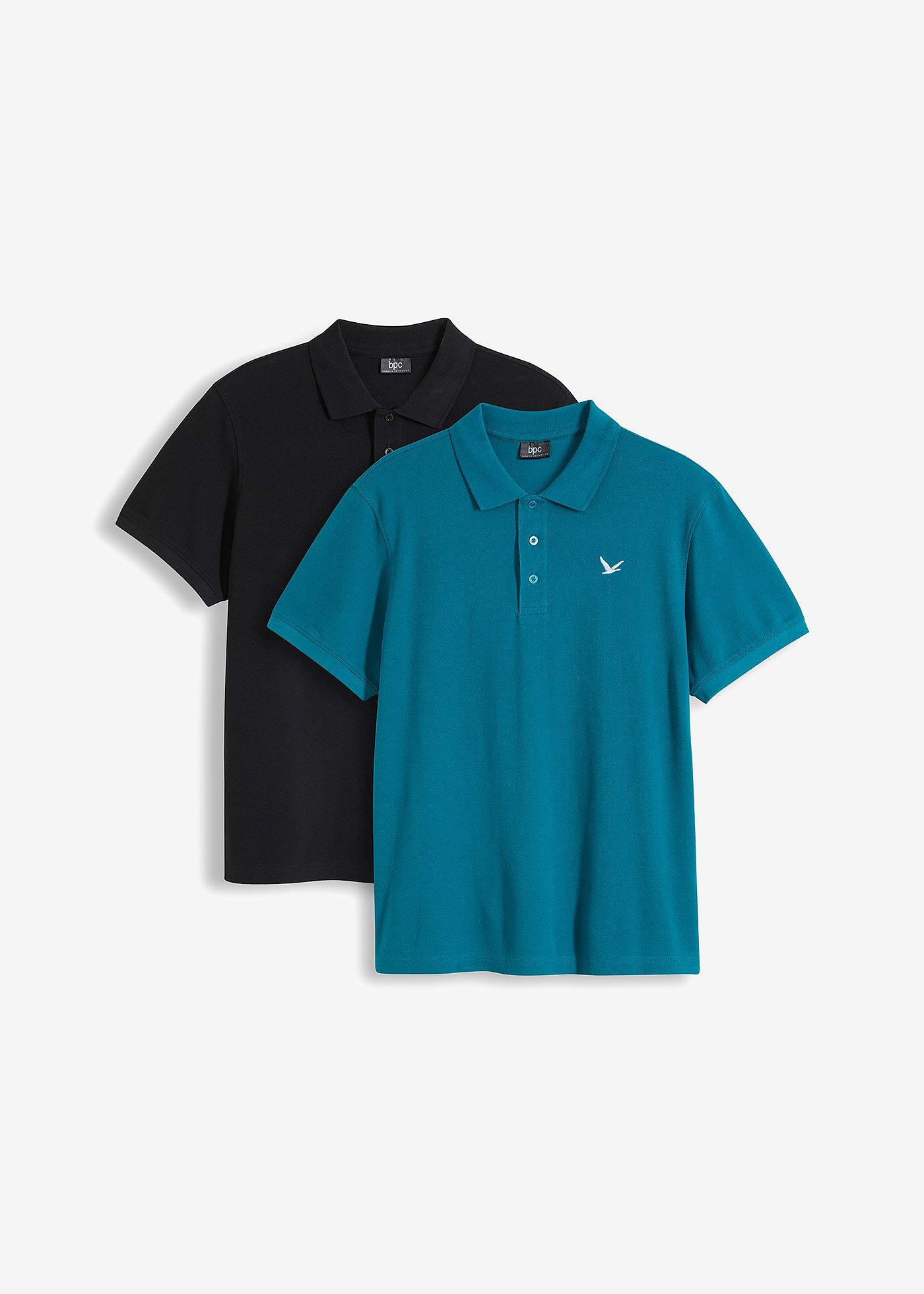 Poloshirt (2er Pack) aus reiner Bio-Baumwolle