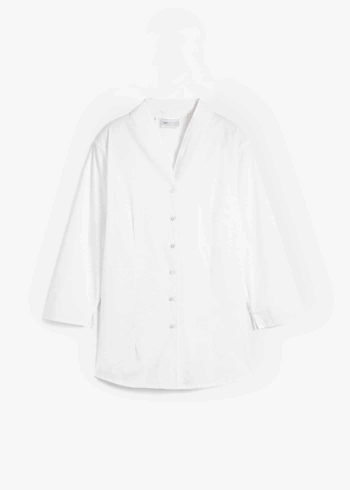 Bluse mit Stehkragen
